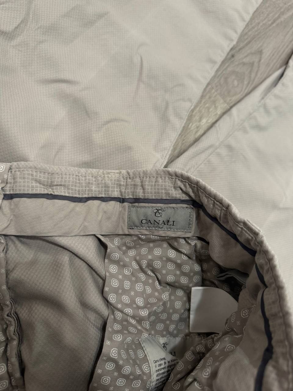 Canali Luxury Canali Chino Pants Trusers Mens Size EU 50 Light Gray Size US 34 / EU 50 - 3 Thumbnail