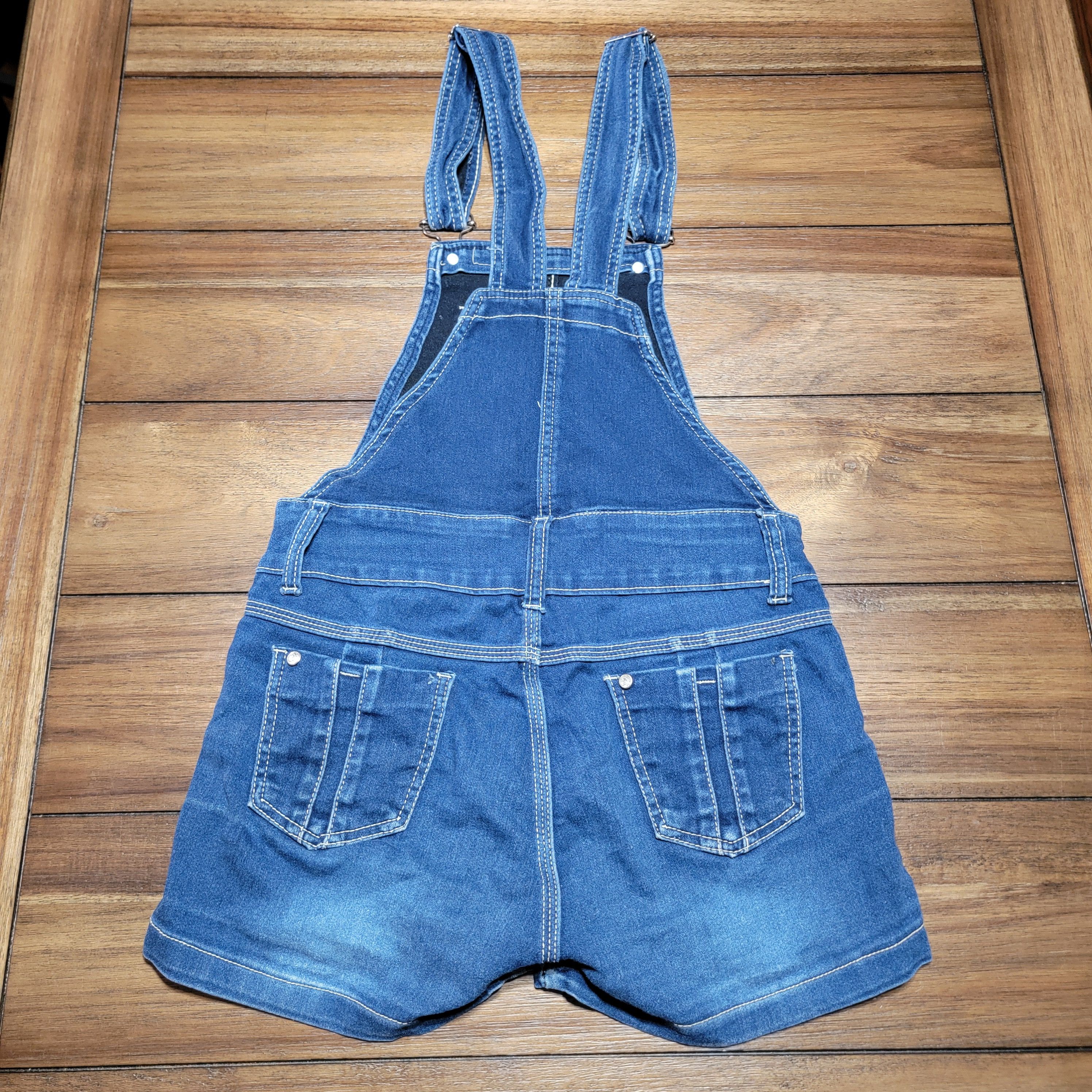 Other Junior Denim Shorts Overalls Size 30" / US 8 / IT 44 - 3 Thumbnail