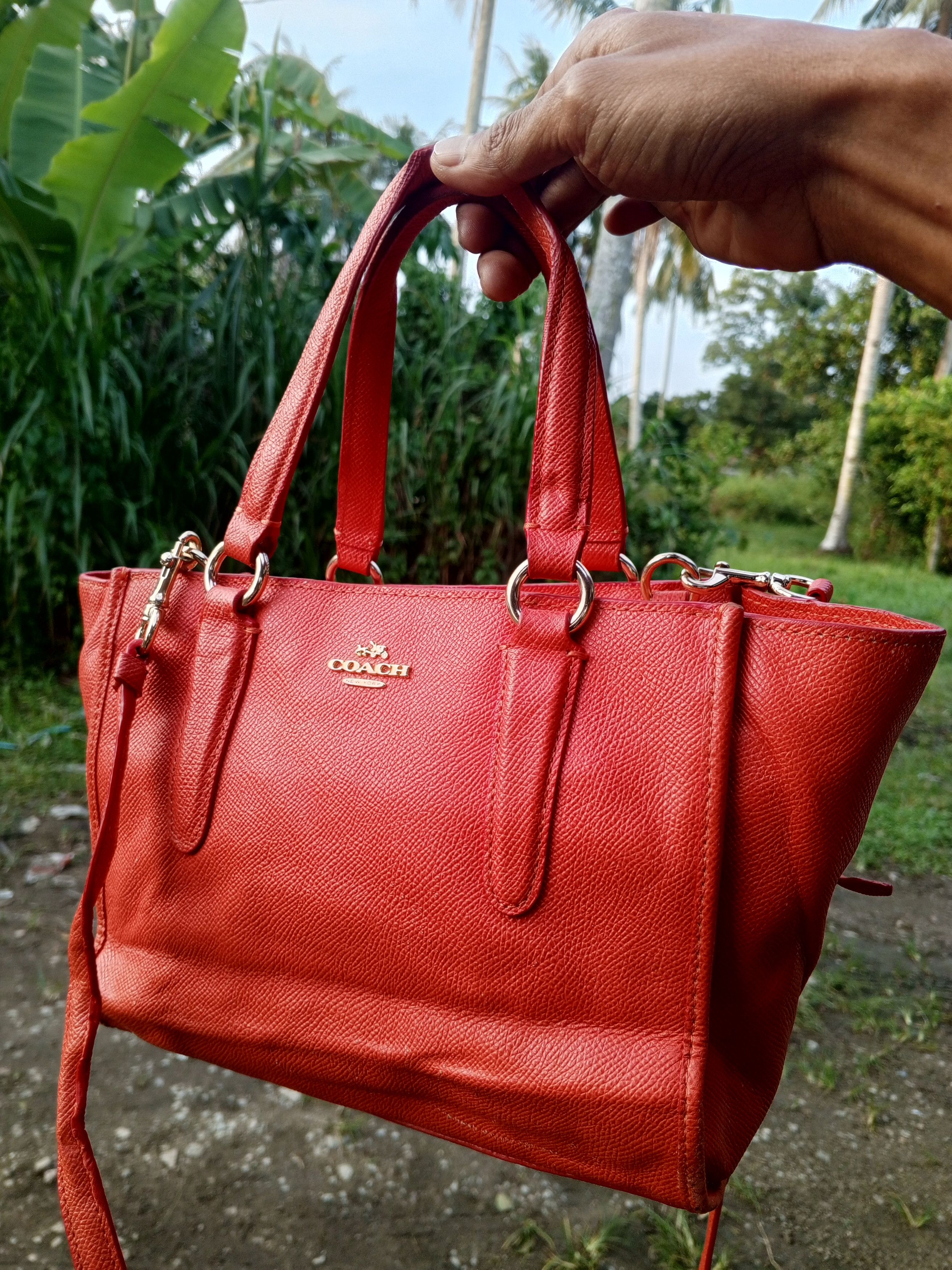 Coach Coach Hand Bag Leather 2way Size ONE SIZE - 1 Thumbnail