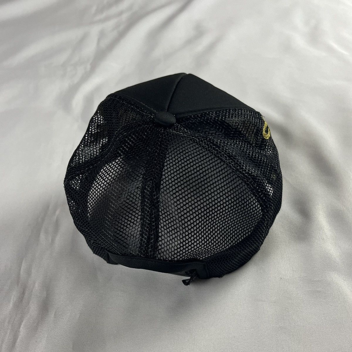 Edwin × Japanese Brand Edwin Japan Y2K Hat Mesh Trucker Black Chainstitching Size ONE SIZE - 6 Thumbnail
