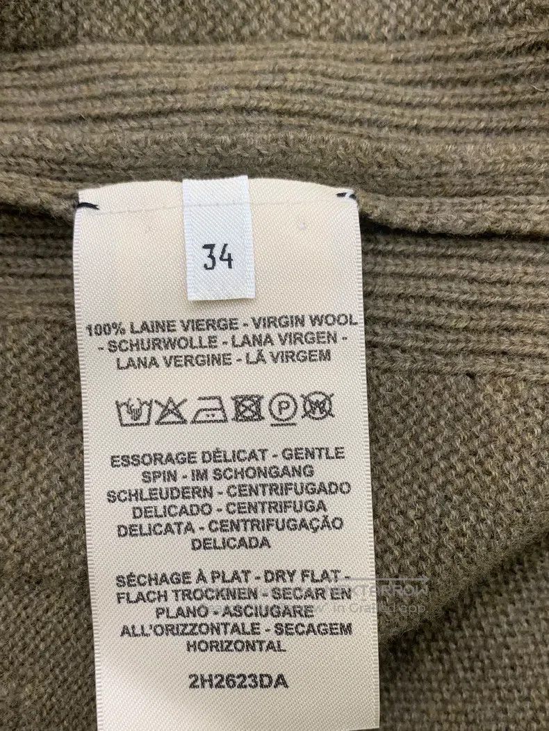 Hermes Hermes Green textured wool knitted sweater Size XXS / US 00 / IT 34 - 5 Thumbnail