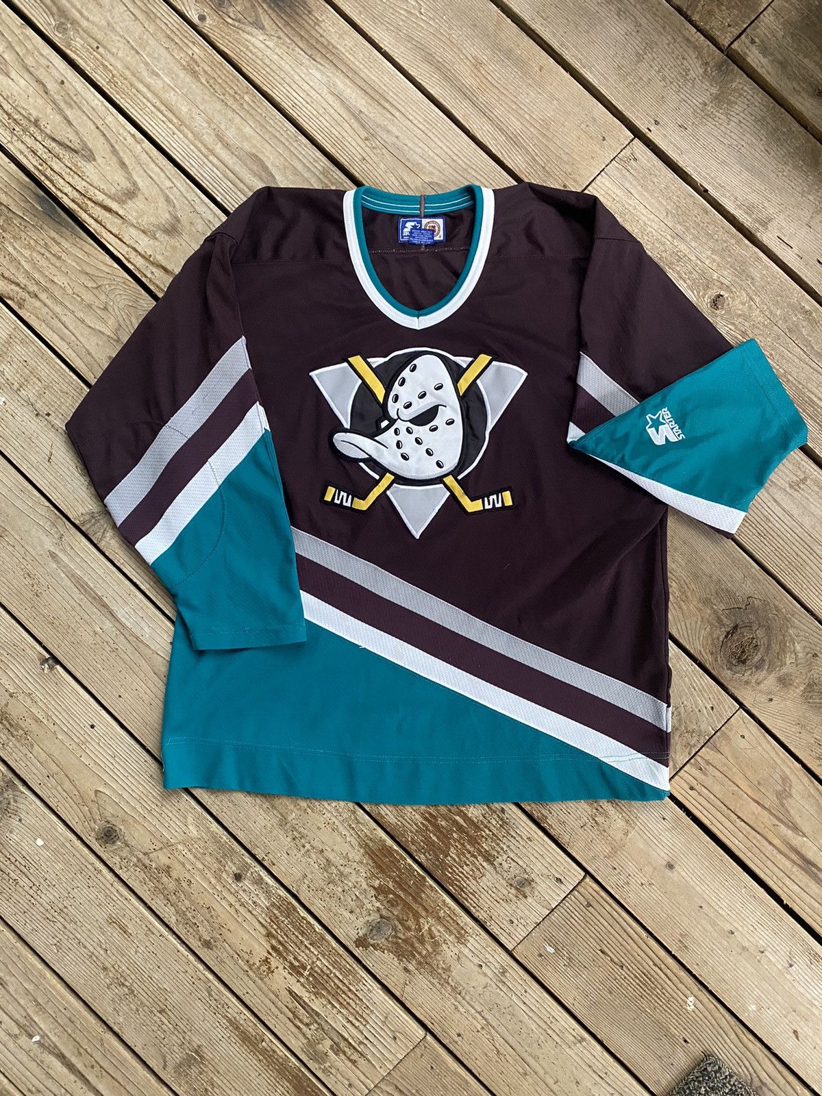 Rare Vintage online Starter Mighty Ducks NHL Jersey XL