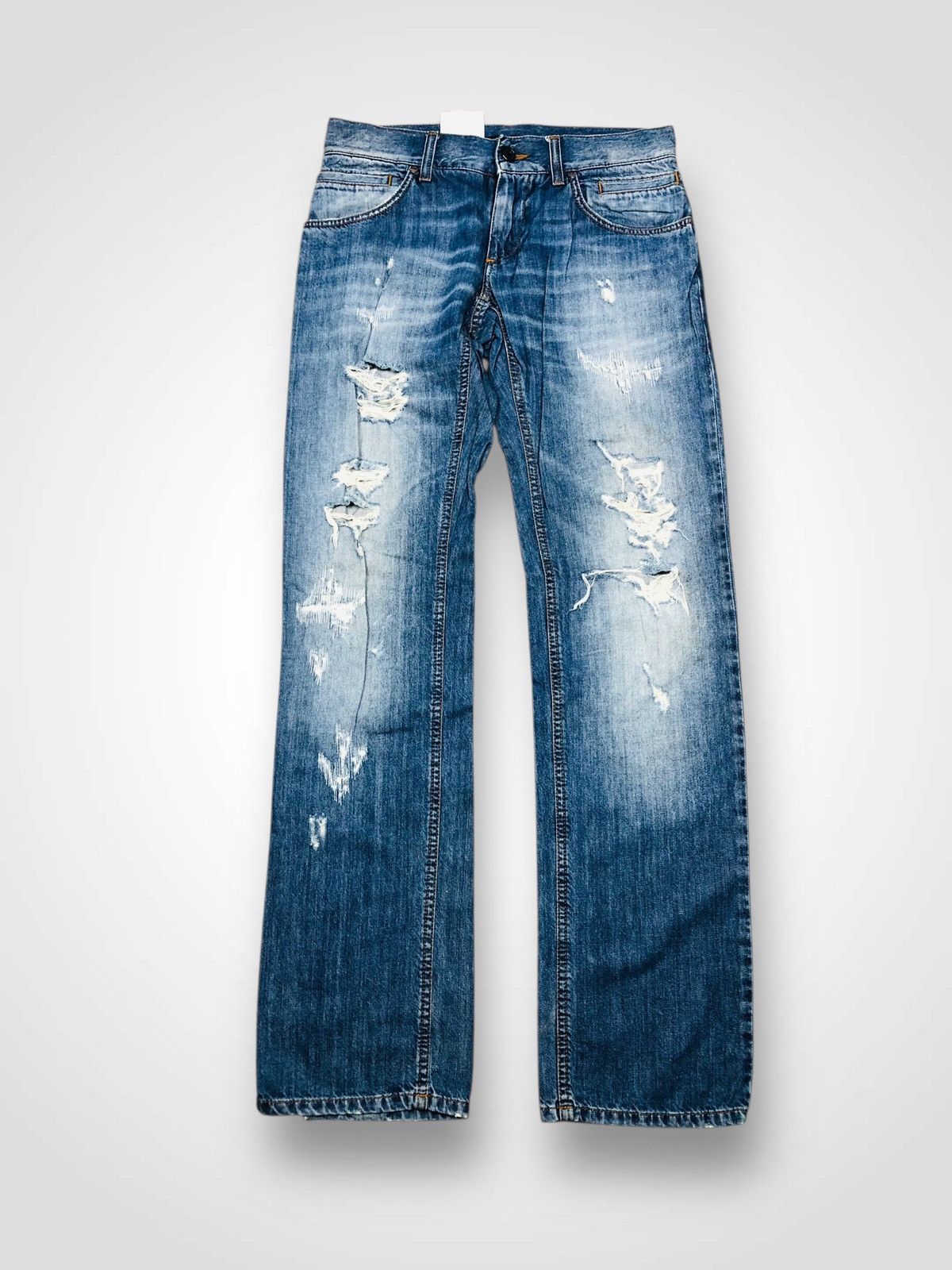 Dolce & Gabbana Dolce & Gabbana Distressed Jeans (33) Size US 44 / EU 60 - 1 Thumbnail