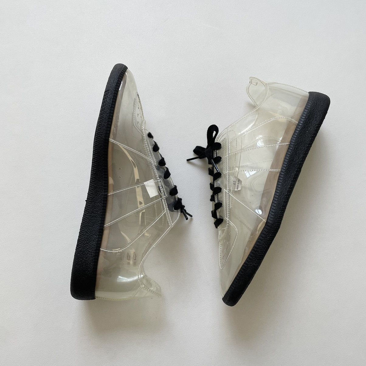 Maison Margiela S/S 21 Clear PVC GAT Sneakers Size US 10 / EU 43 - 21 Thumbnail
