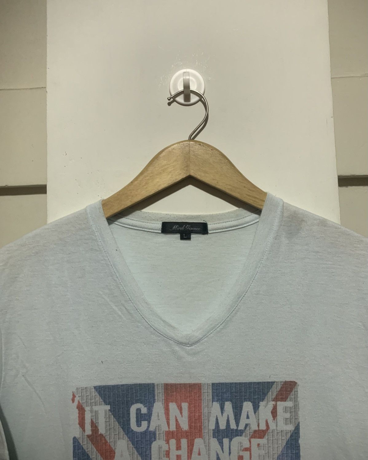 Japanese Brand Japanese Mind Games Poem Quotes Union Jack Tee Size US L / EU 52-54 / 3 - 7 Thumbnail