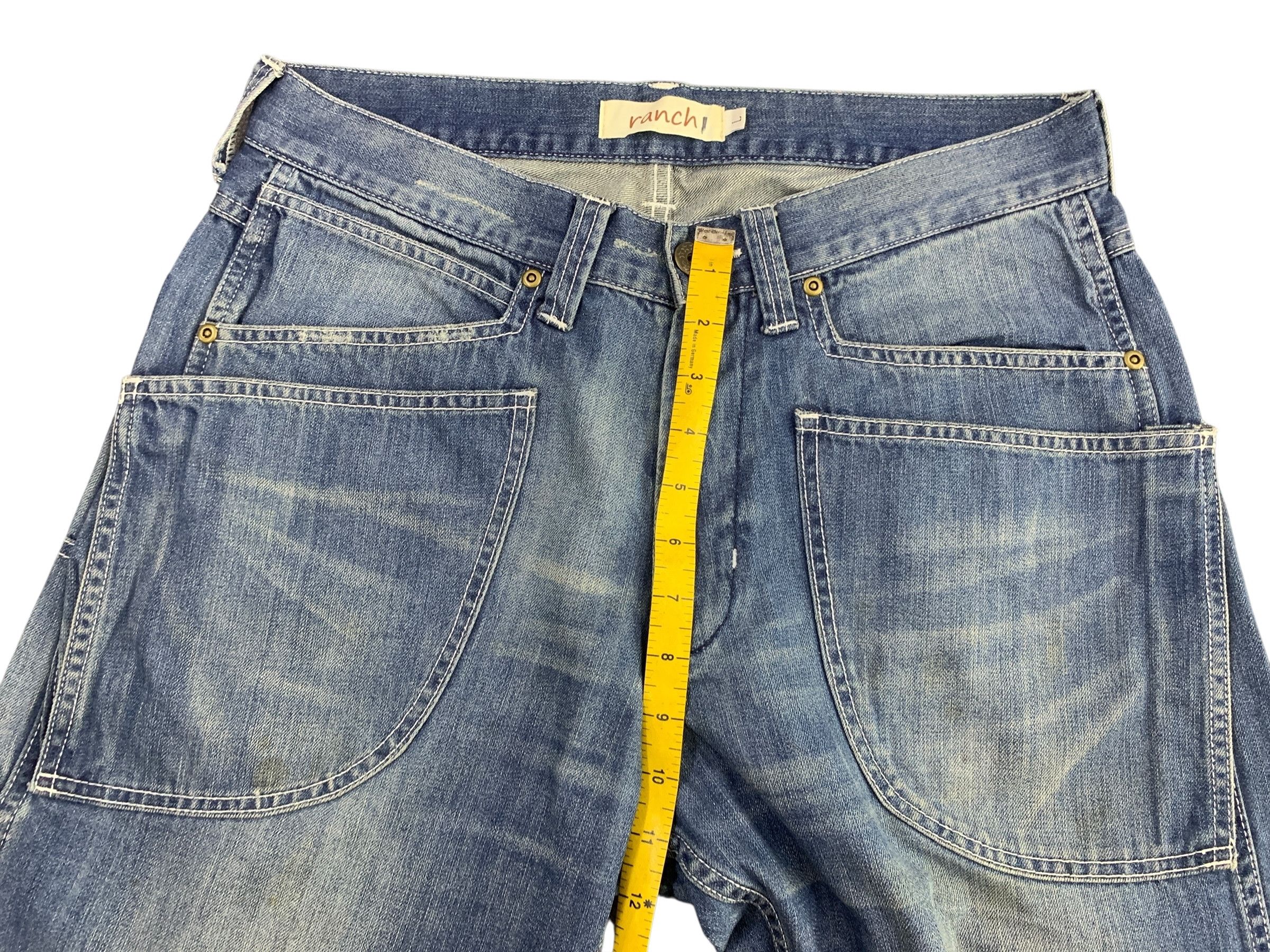 Japanese Brand Ranch Carpenter Workwear Dungarees Japanese Jeans Size 32 Size US 32 / EU 48 - 13 Thumbnail