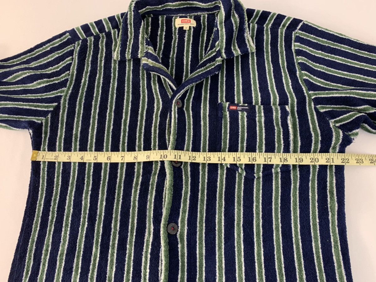 Edwin Edwin Int Over The Stripes Fluffy Shirt Terry Cloth Size US M / EU 48-50 / 2 - 11 Thumbnail