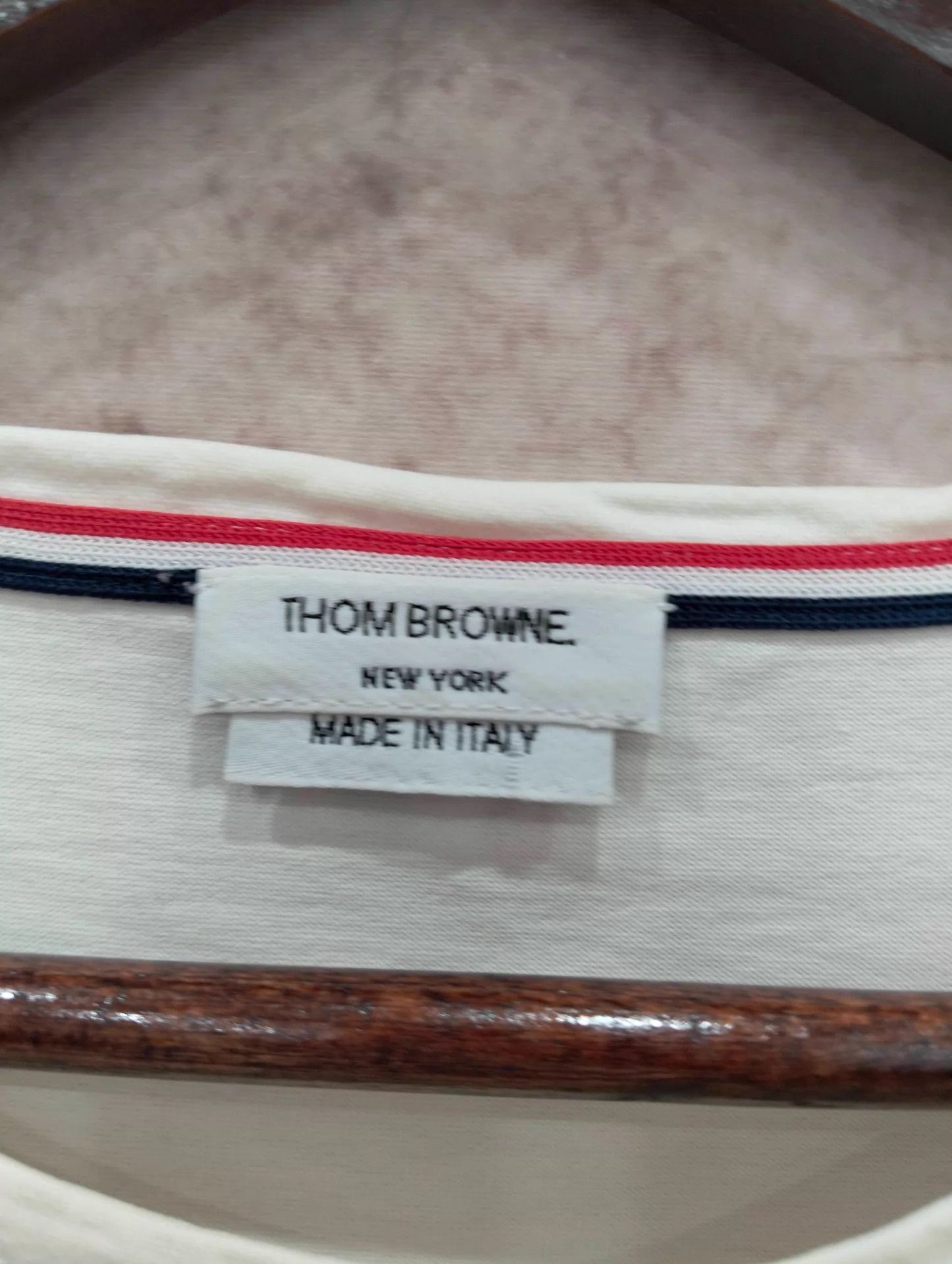 Thom Browne THOM BROWNE White Short Sleeve T-Shirt 2 Size US M / EU 48-50 / 2 - 3 Thumbnail