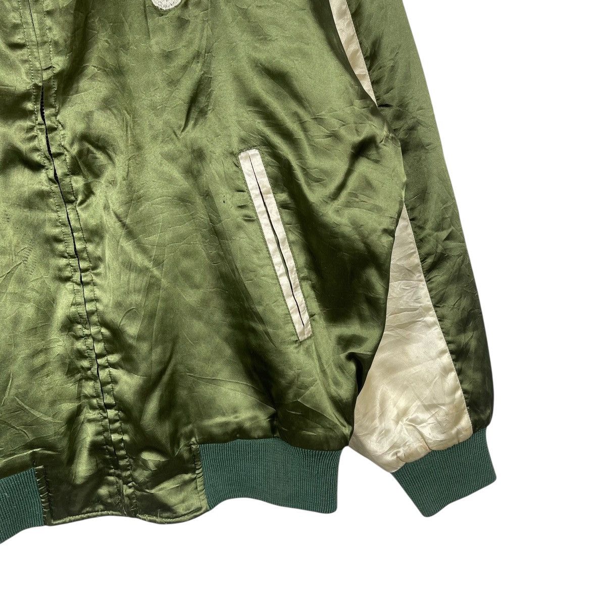 Japanese Brand Vintage Sukajan Japan Made Souvenir Jacket | Tiger & Dragon Size US XL / EU 56 / 4 - 6 Thumbnail