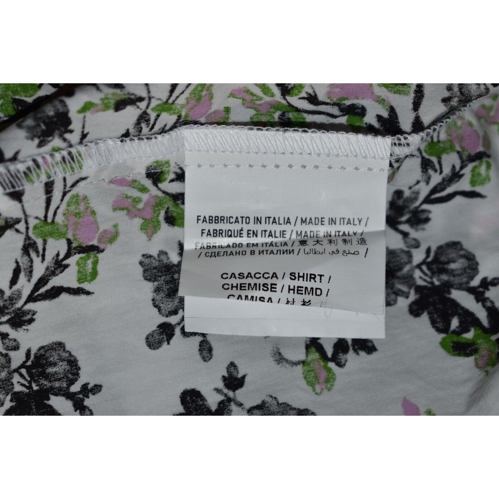 Philosophy di Lorenzo Serafini PHILOSOPHY DI LORENZO SERAFINI Floral Print Cotton Blouse S Size S / US 4 / IT 40 - 6 Thumbnail