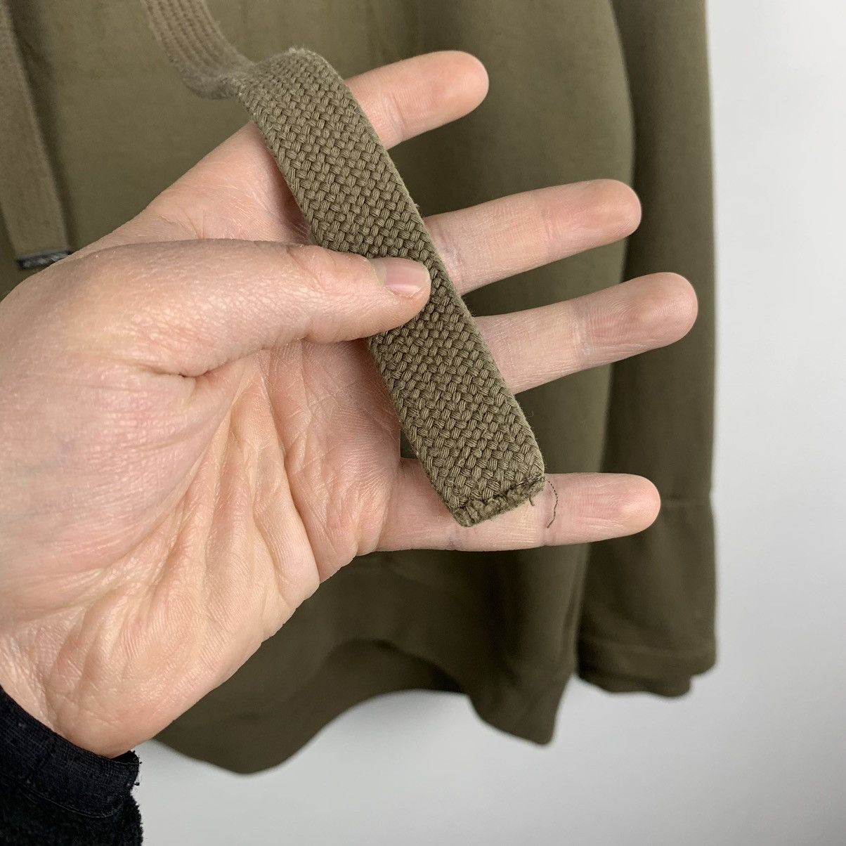 Allsaints Allsaints Big Logo Hoodie Khaki Green Designer Luxury Size XS / US 0-2 / IT 36-38 - 17 Thumbnail