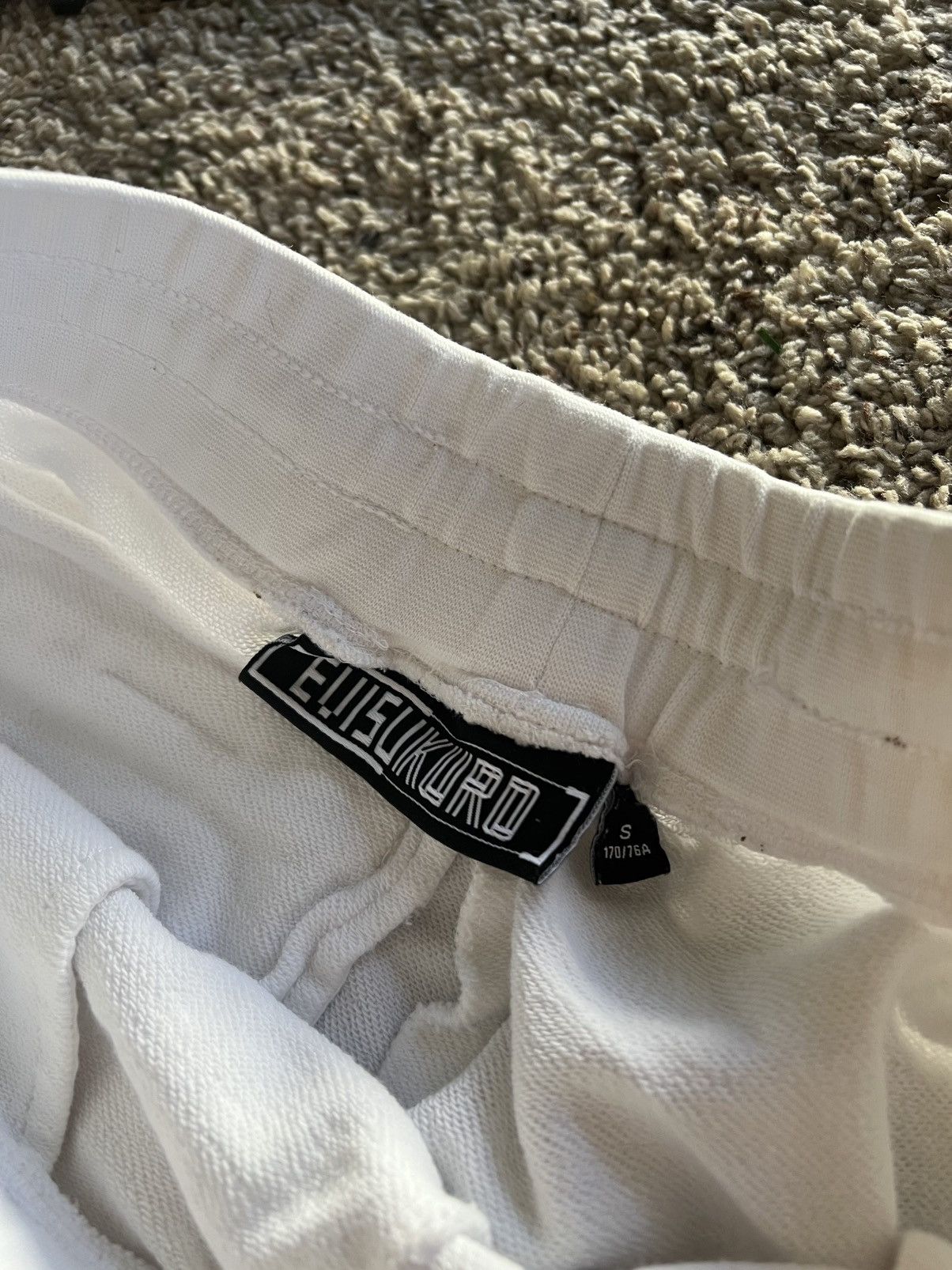 Evisu × KURO Evisu Kuro Printed Logo shorts relaxed fit white Size US 32 / EU 48 - 3 Thumbnail