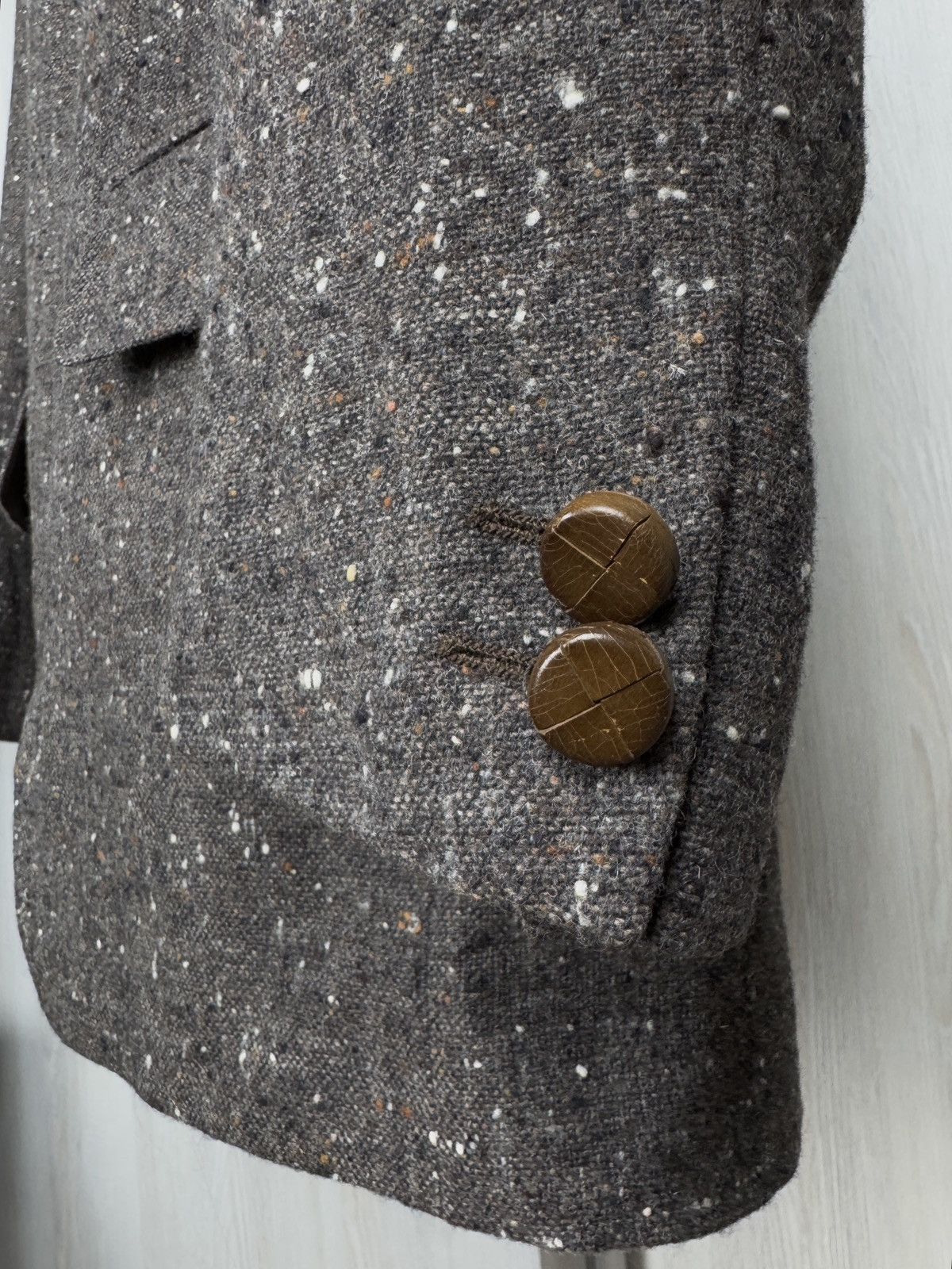 Yves Saint Laurent Yves Saint Laurent x Lanificio Paoletti wool tweed blazer 48 Size 38R - 7 Thumbnail