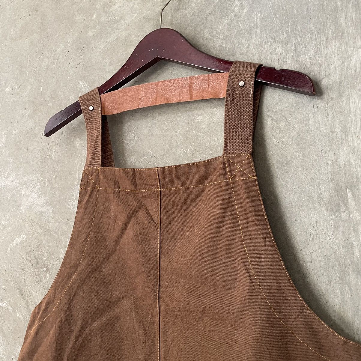 Other Fuzao Brand Overall Cotton Duck Twill Canvas Brown Size US 42 / EU 58 - 4 Thumbnail