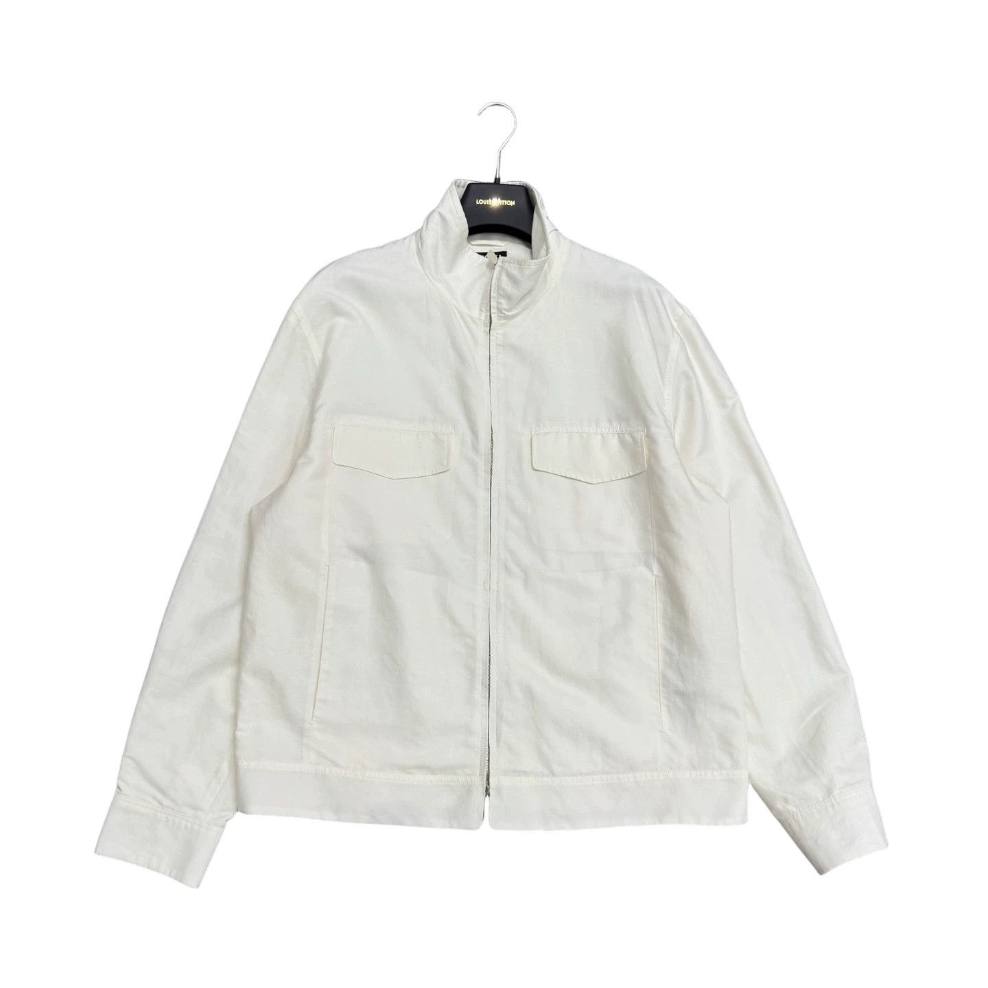 Z Zegna Zegna Cotton Linen Silk Blend Light Jacket Size M Size US M / EU 48-50 / 2 - 1 Thumbnail