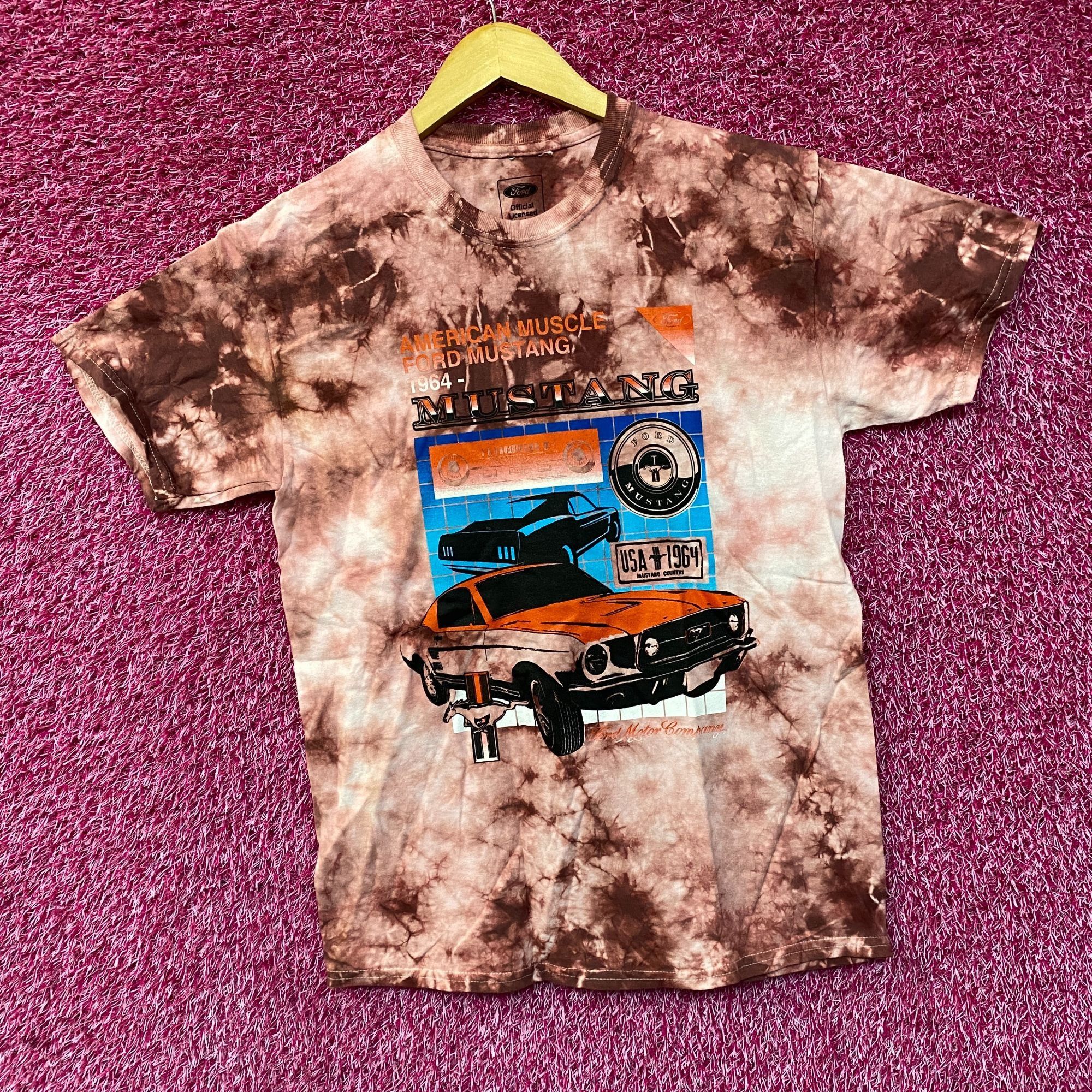 Ford Ford Mustang Classic American Muscle Car Promo Tie Dye Mediu Size US M / EU 48-50 / 2 - 3 Thumbnail