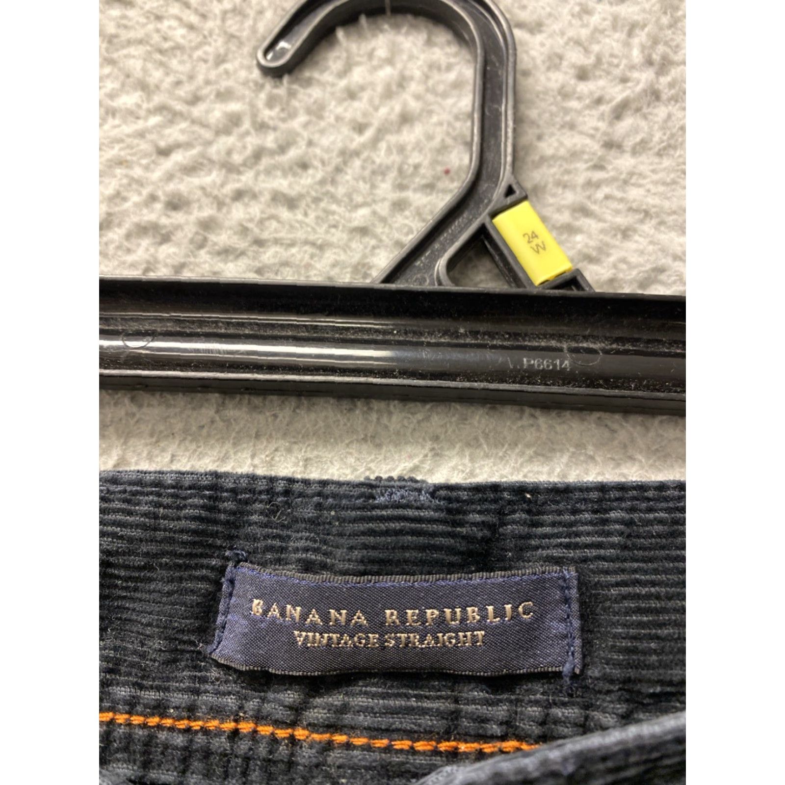 Banana Republic Banana Republic Pima Cotton Black Corduroy Pants 36x30 Straight 5-Pocket Mens Regular Size US 36 / EU 52 - 4 Thumbnail