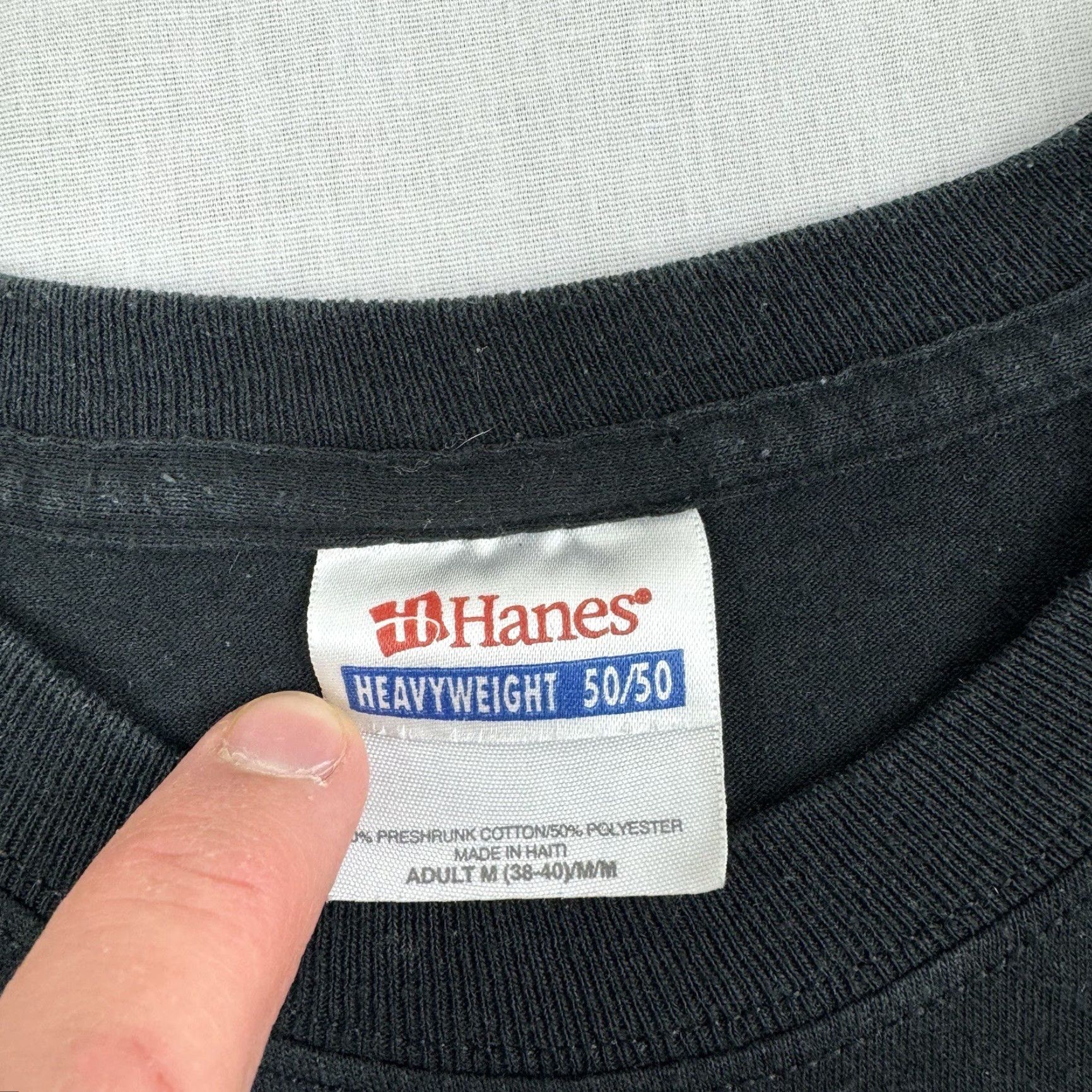 Hanes Vintage Hanes T-Shirt Band Adult M Black I Belong To Me Album Y2K 90s Concert Mens Size US M / EU 48-50 / 2 - 5 Thumbnail