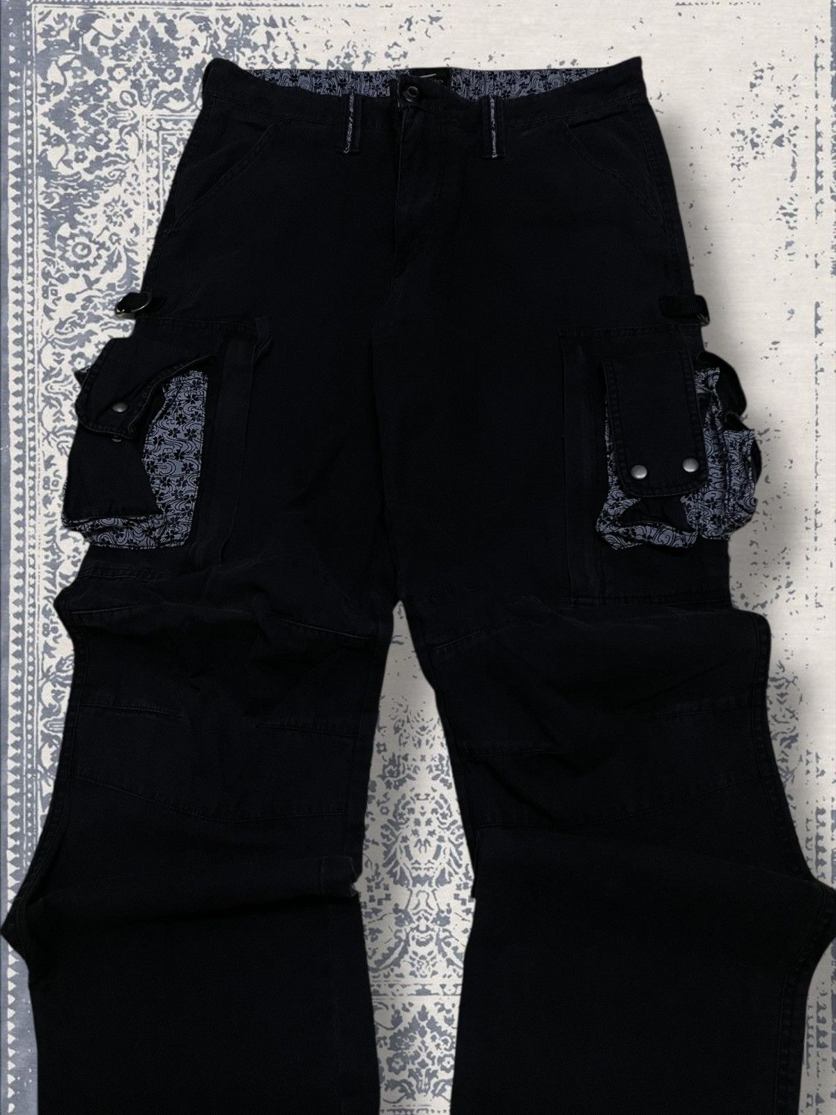 Designer × Japanese Brand × Vintage Vintage Japan Designer Traditional Karakuri Cargo Utility Size US 34 / EU 50 - 4 Thumbnail