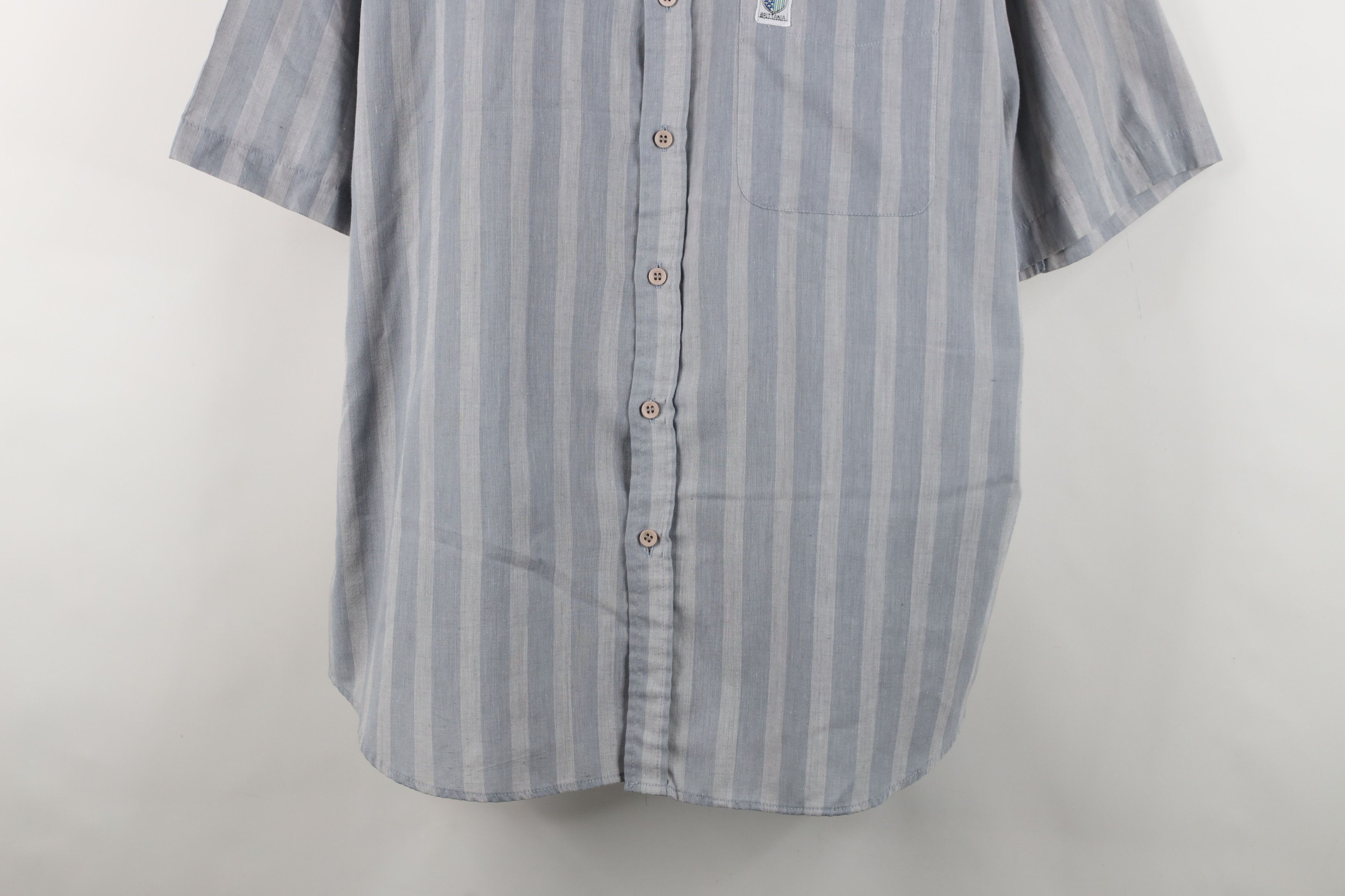 Vintage Vintage 90s Streetwear Block Short Sleeve Button Down Shirt Size US XXL / EU 58 / 5 - 3 Thumbnail