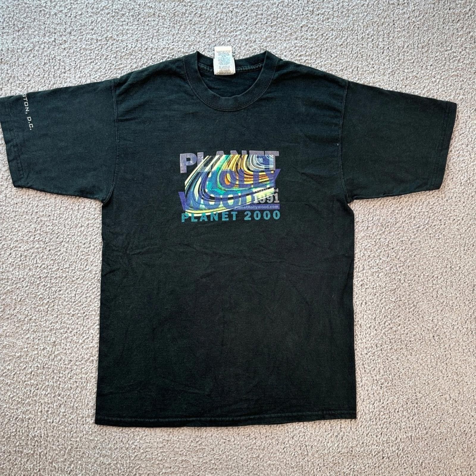 Planet Hollywood Vintage 2000 Planet Hollywood Washington DC Shirt Mens M Y2K Size US M / EU 48-50 / 2 - 7 Thumbnail