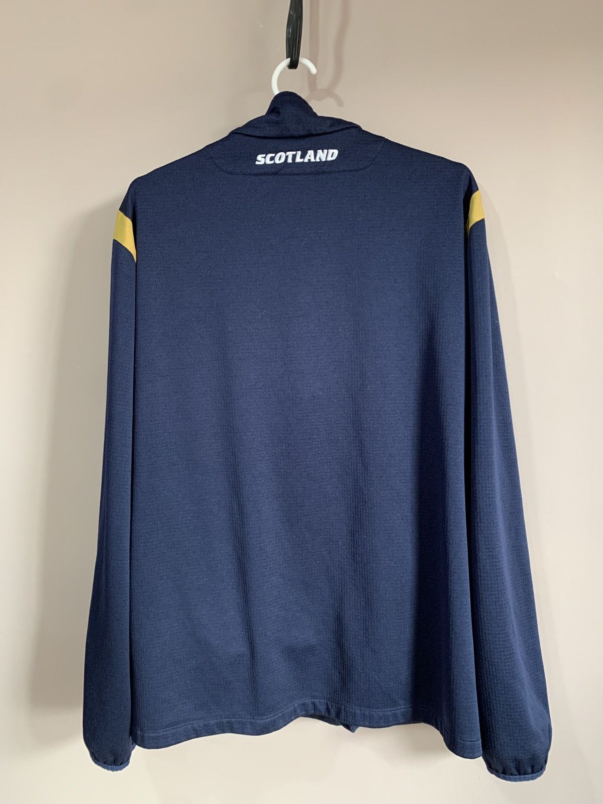 Macron Scotland 1/3 Zip Training Rugby Union Sweatshirt Macron XXL Size US XXL / EU 58 / 5 - 2 Thumbnail
