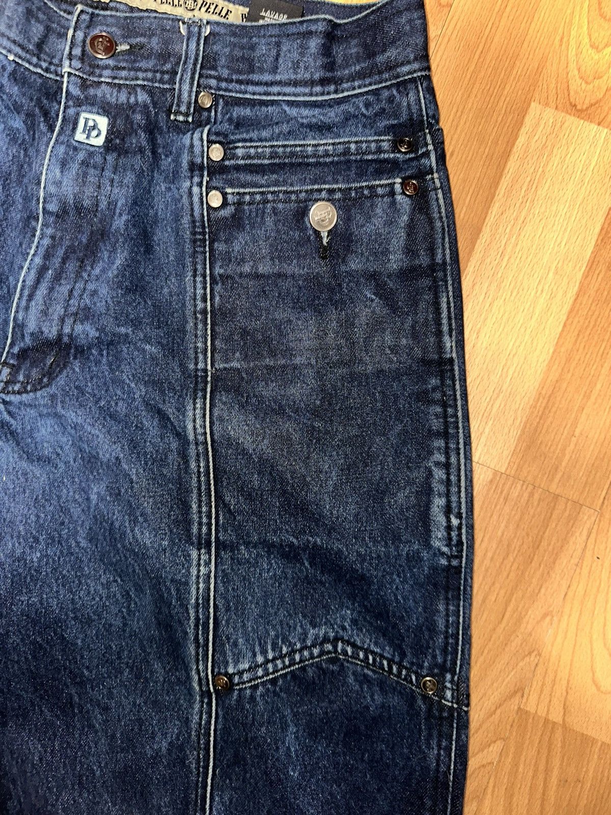Grailed × Pelle Pelle × Vintage Vintage Pelle Pelle Jeans Marc Buchanan Denim 90’s Grail Size US 32 / EU 48 - 7 Thumbnail