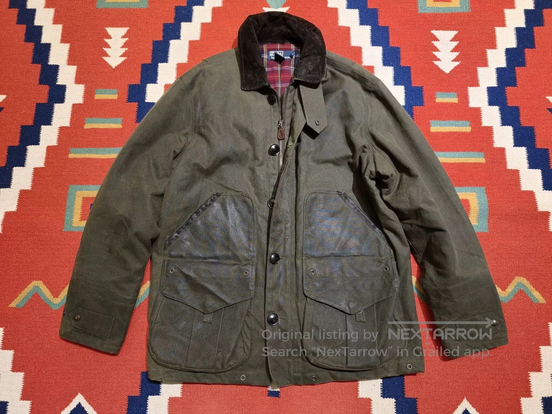 RRL Ralph Lauren Ralph Lauren RRL Waxed Hunting Jacket. Size US L / EU 52-54 / 3 - 1 Thumbnail