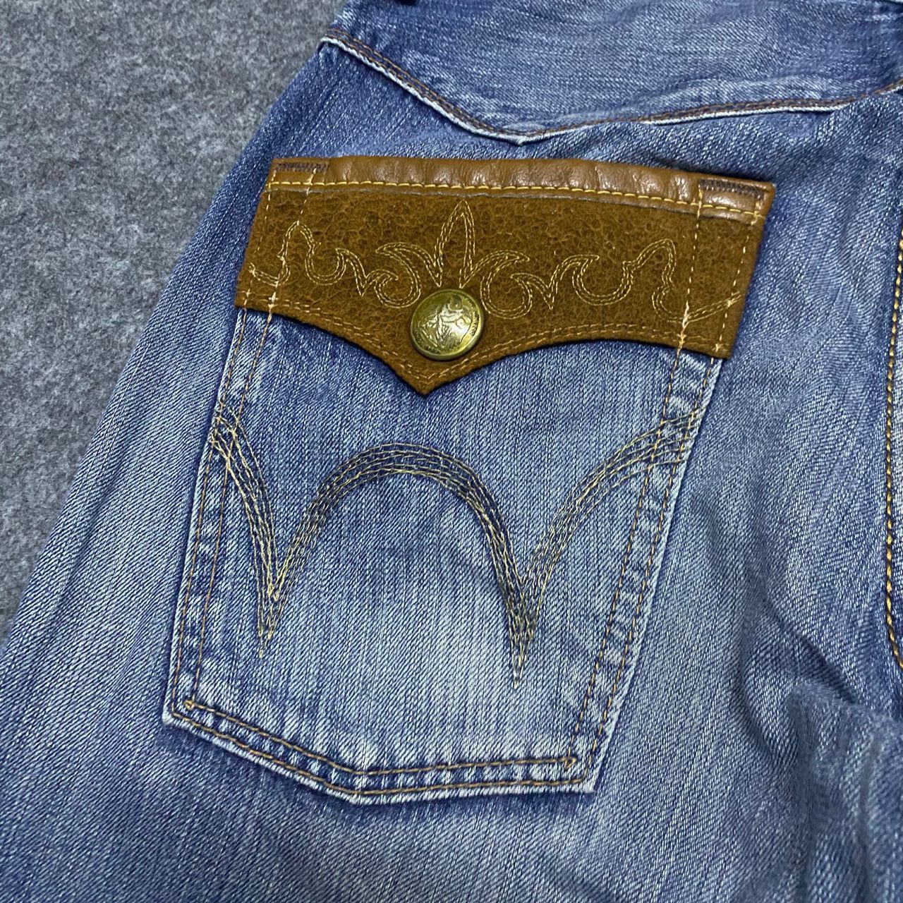 Edwin Vintage Edwin Exclusive Vintage Distressed Denim Size US 33 - 4 Thumbnail