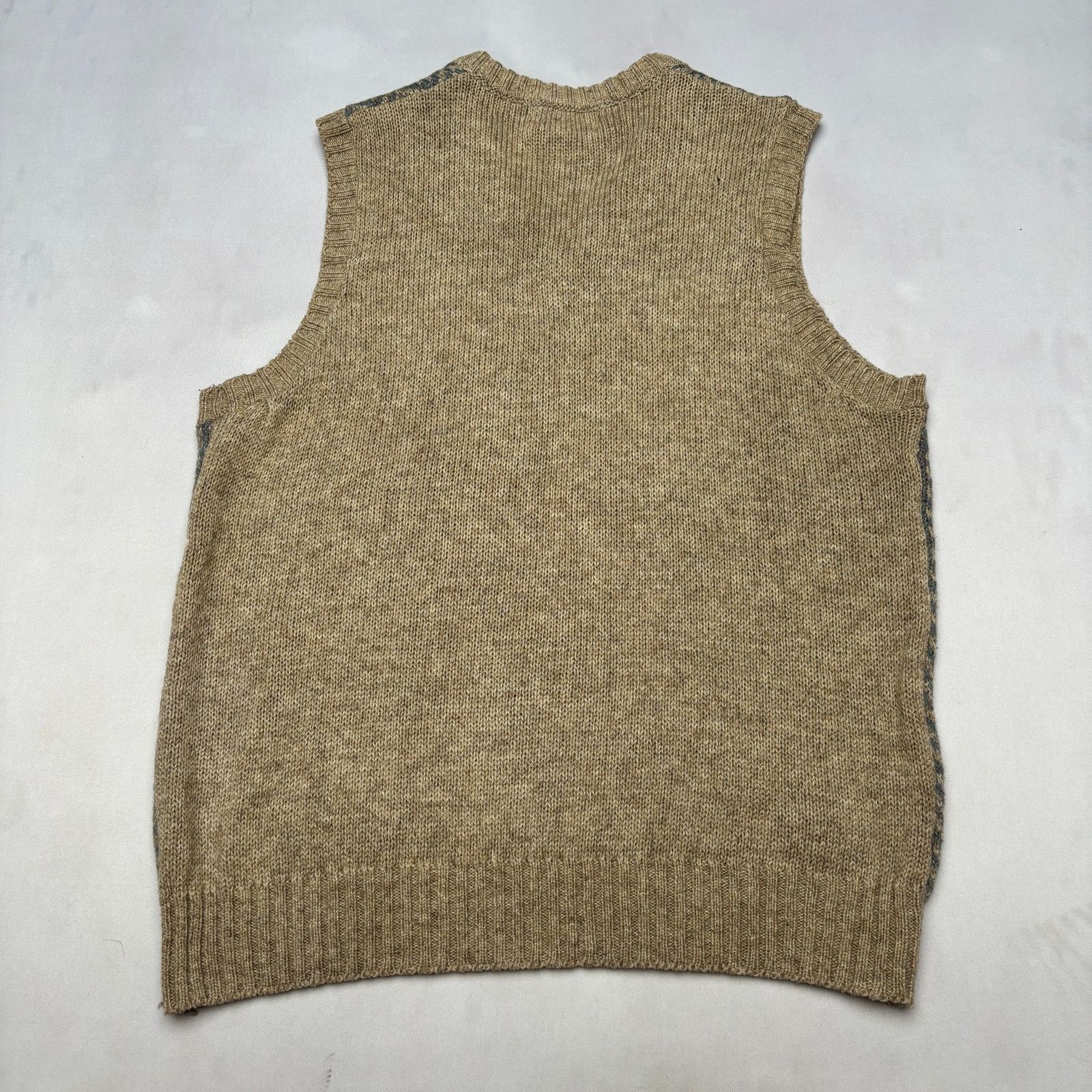 McGregor Vintage McGregor Wool Blend Sweater Vest XL Chevron Knit Size US XL / EU 56 / 4 - 3 Thumbnail