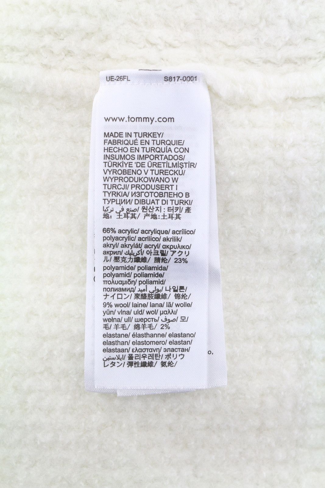 Tommy Hilfiger REQ WAFFLE L Ancient White Crew Jumper 87377 Size US L / EU 52-54 / 3 - 7 Thumbnail