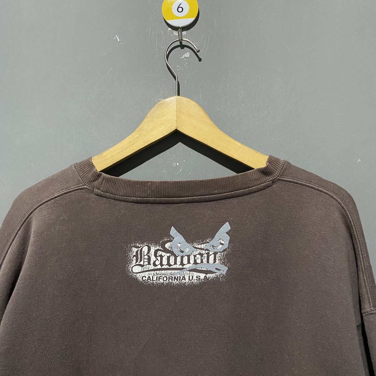 Vintage 2000s Y2K Badboy sweatershirt dark brown sunfaded Size US XL / EU 56 / 4 - 5 Thumbnail