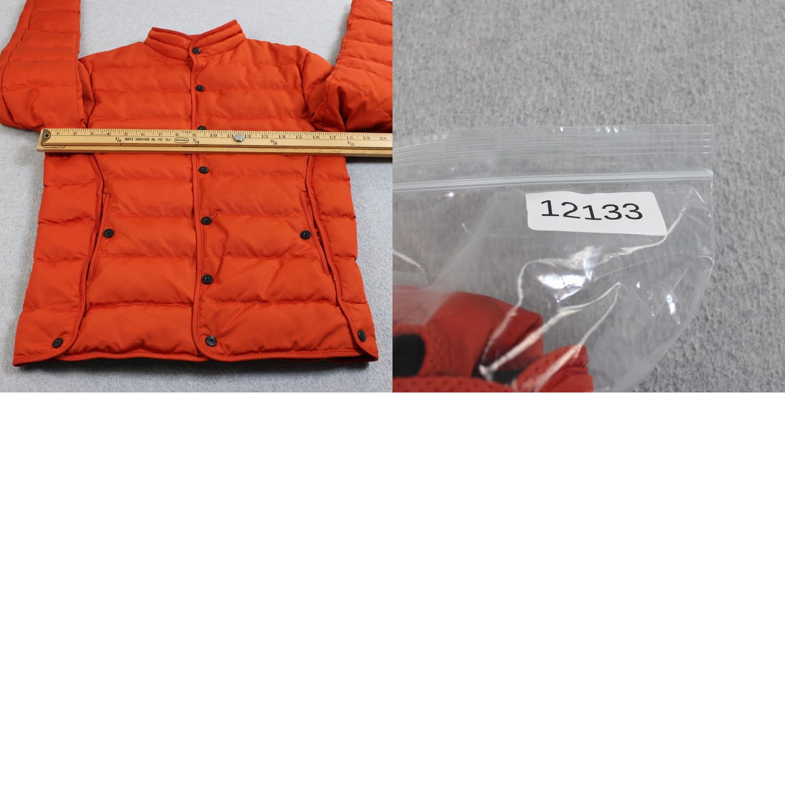 Vintage Shi Chen Jacket Men Medium Orange Quilted Puffer Full Zip Casual Outdoor Artsy Size US M / EU 48-50 / 2 - 8 Thumbnail
