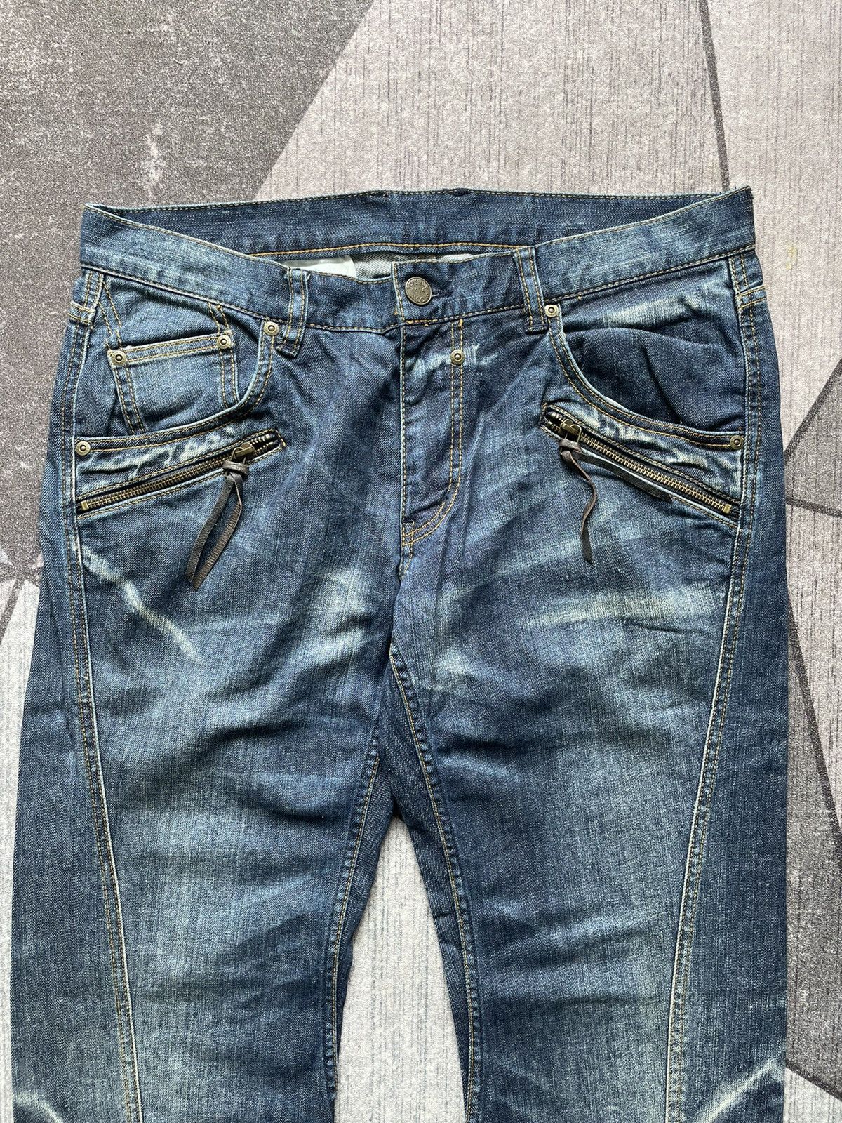 Nicole Club Nicole Club For Men Distressed Denim Pants Size US 34 / EU 50 - 4 Thumbnail