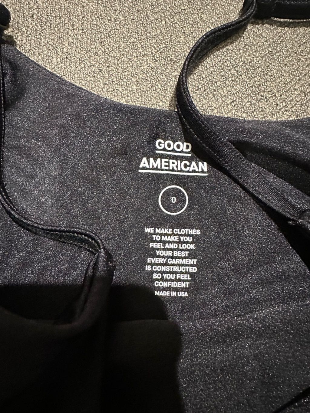 Good American Women's Good American black glossy Jumpsuit XS Black Size 25" / US 0 / IT 36 - 6 Thumbnail