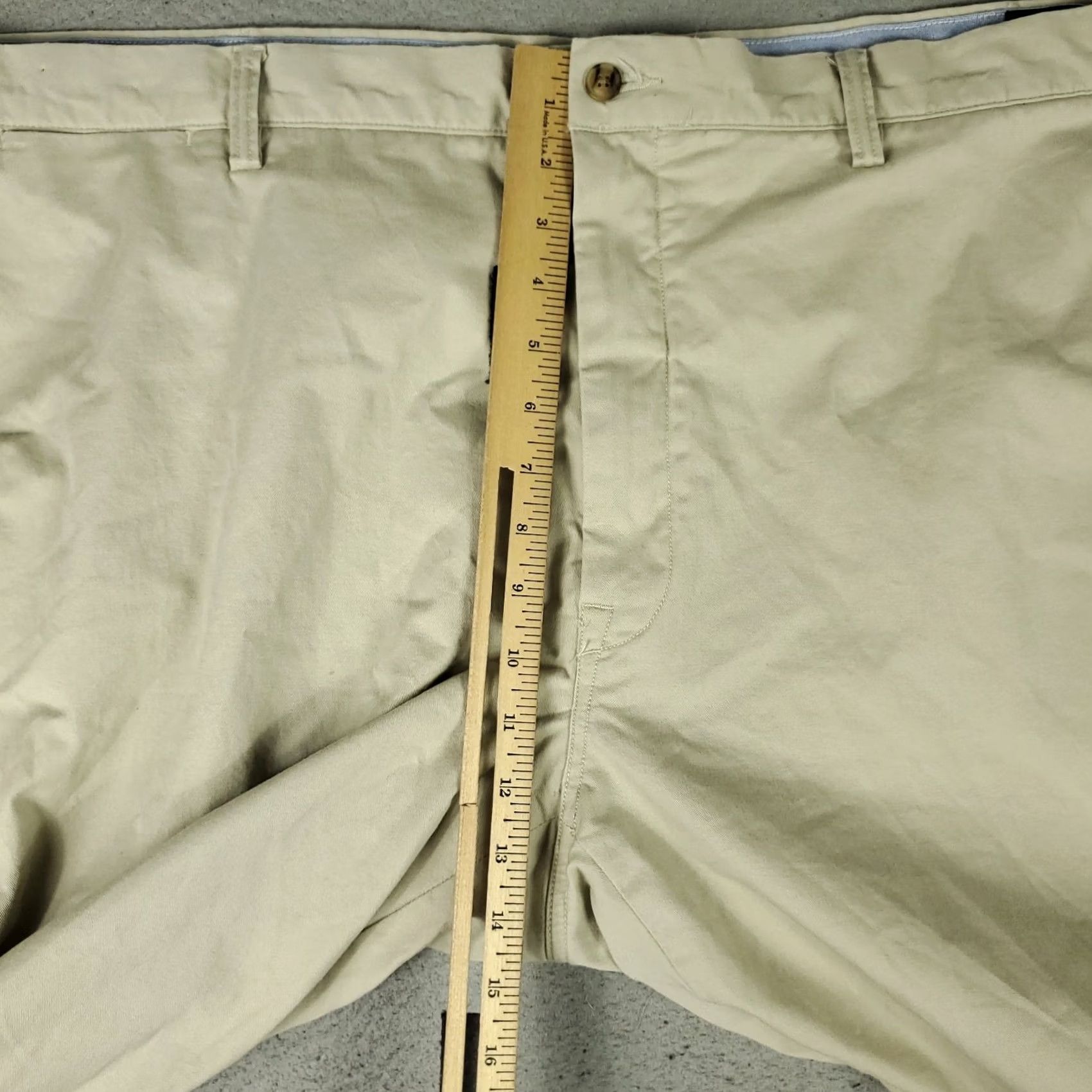 Ralph Lauren Ralph Lauren Pants Mens 50x30 Beige Classic Fit Flat Front Chino Trousers Size US 34 / EU 50 - 4 Thumbnail