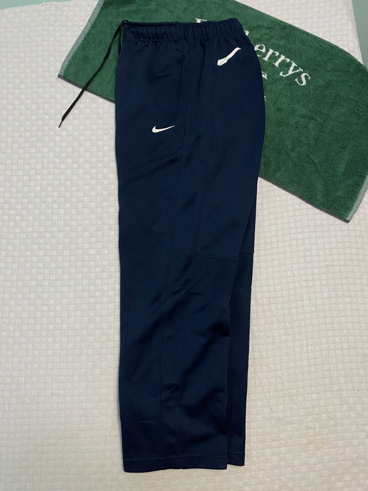 Carhartt Wip × Nike 💥 VINTAGE NIKE SUPER BAGGY 90S WIDE LEG TRACK PANTS Y2K Size US 30 / EU 46 - 2 Thumbnail