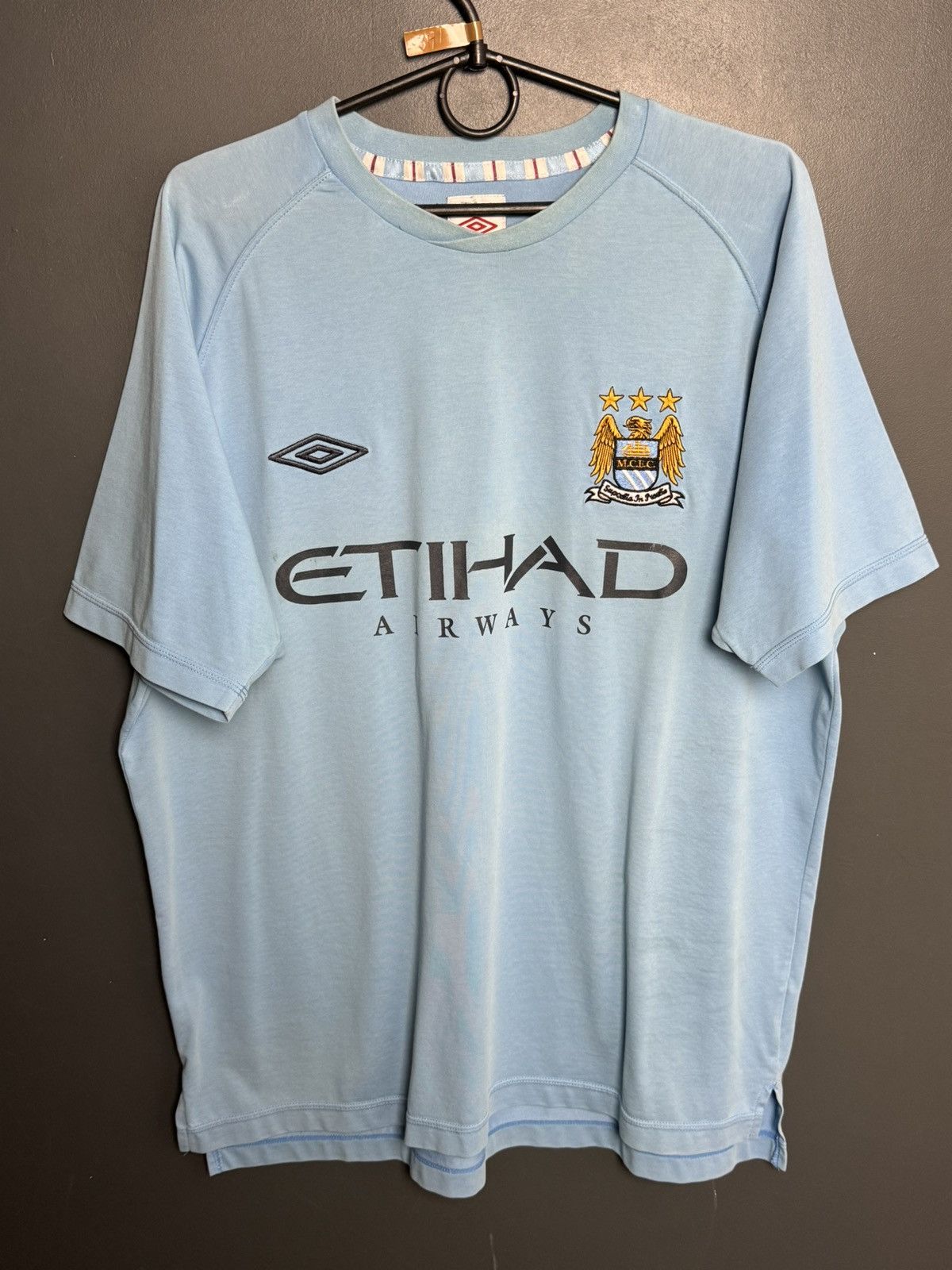Umbro Manchester City Football Jersey T-Shirt Size US XL / EU 56 / 4 - 1 Thumbnail