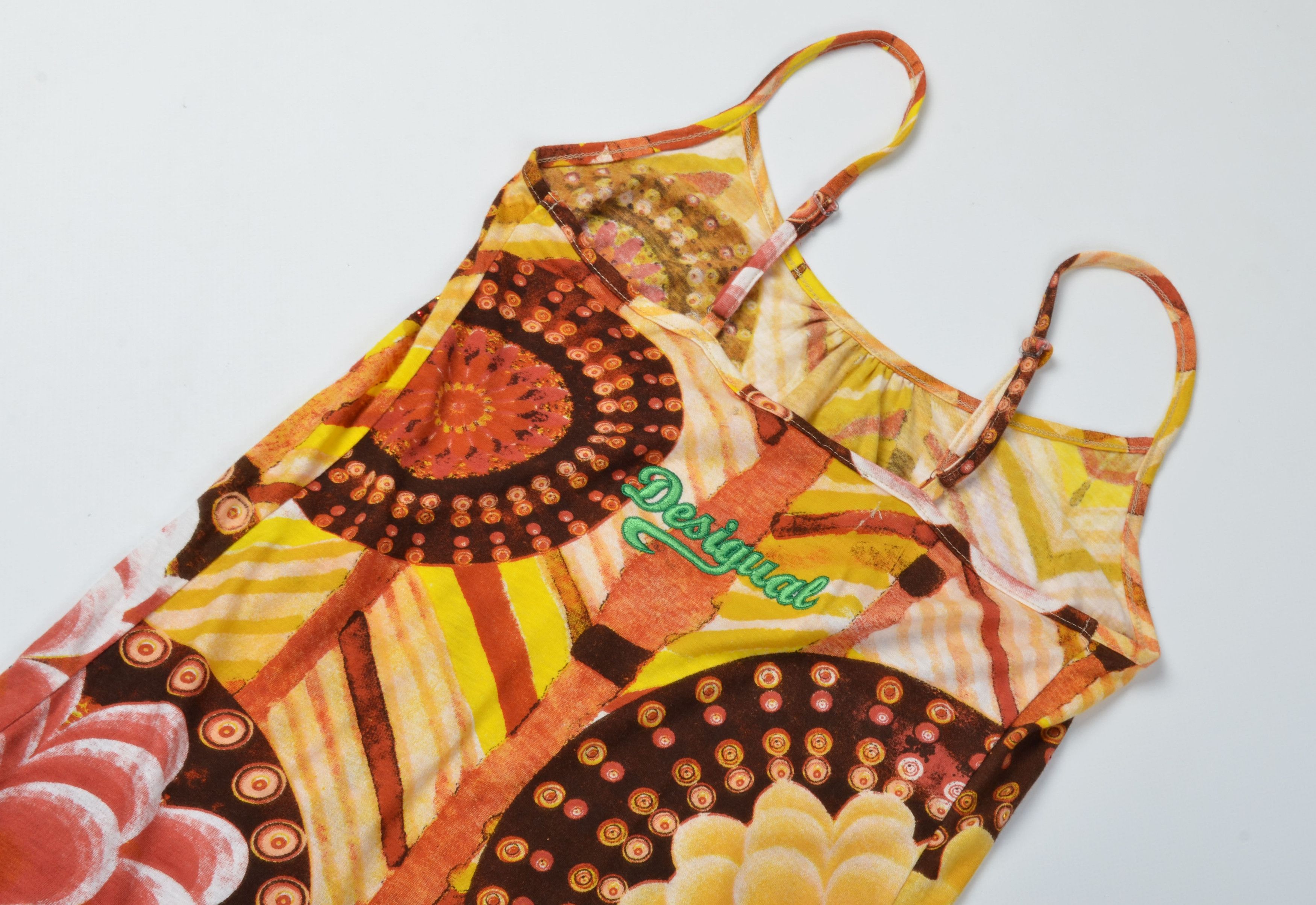 Desigual Vintage Desigual Y2K Fairy Boho Butterfly Cami Top Size XS / US 0-2 / IT 36-38 - 9 Thumbnail