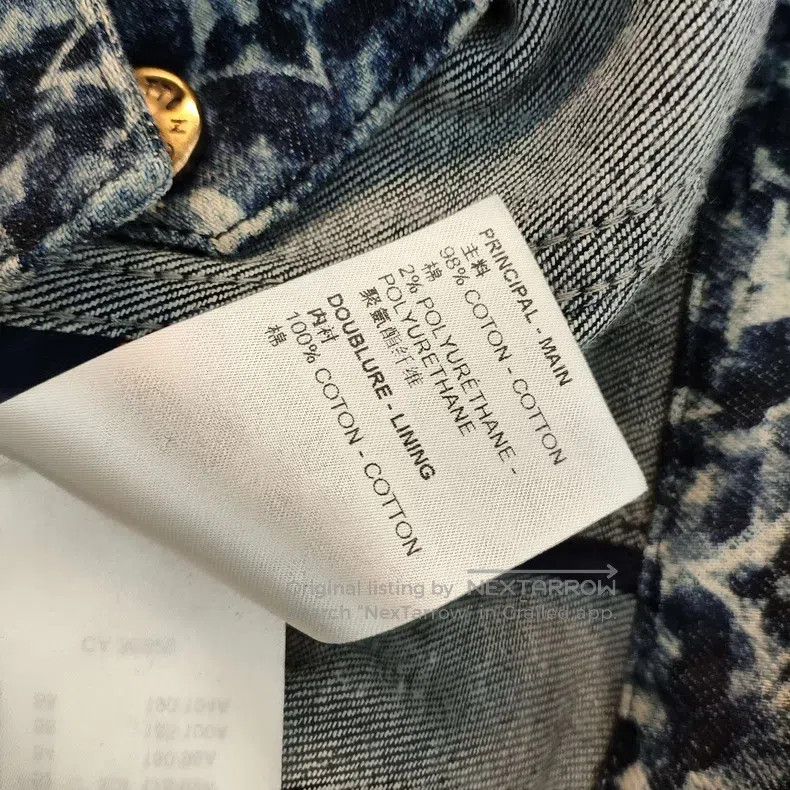 Louis Vuitton Louis Vuitton Full print presbyopic denim jacket Size US S / EU 44-46 / 1 - 7 Thumbnail