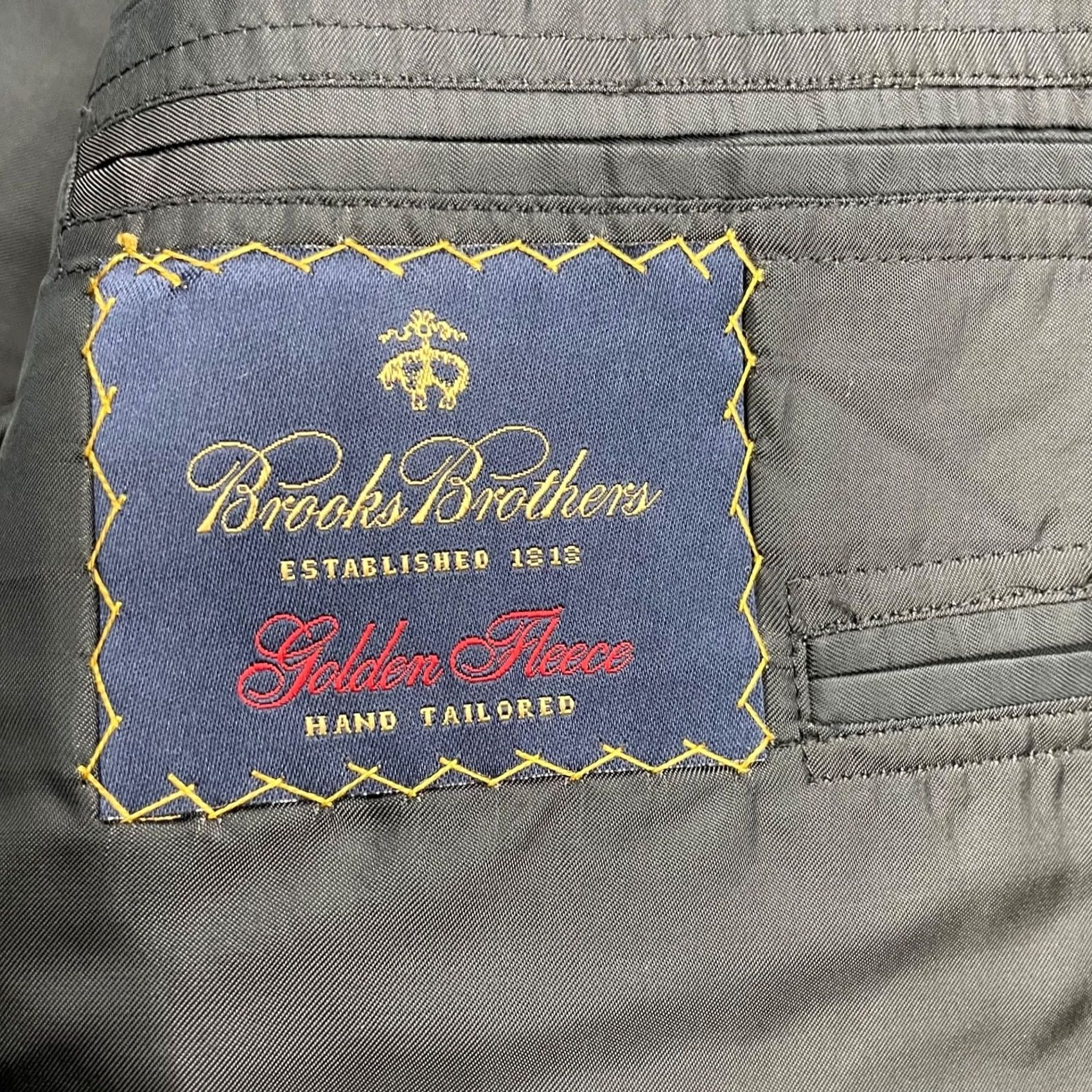 Brooks Brothers Brooks Brothers Golden Fleece Blazer 2-Button Single-Breasted Wool Gray 42S Men Size 42R - 6 Thumbnail