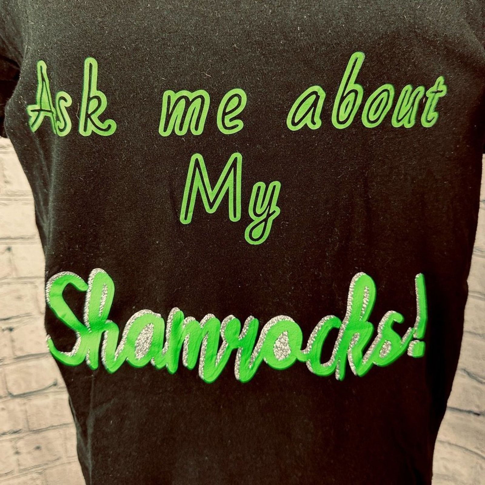 Gildan Ask me about my Shamrocks Tee shirt - L Size L / US 10 / IT 46 - 6 Thumbnail