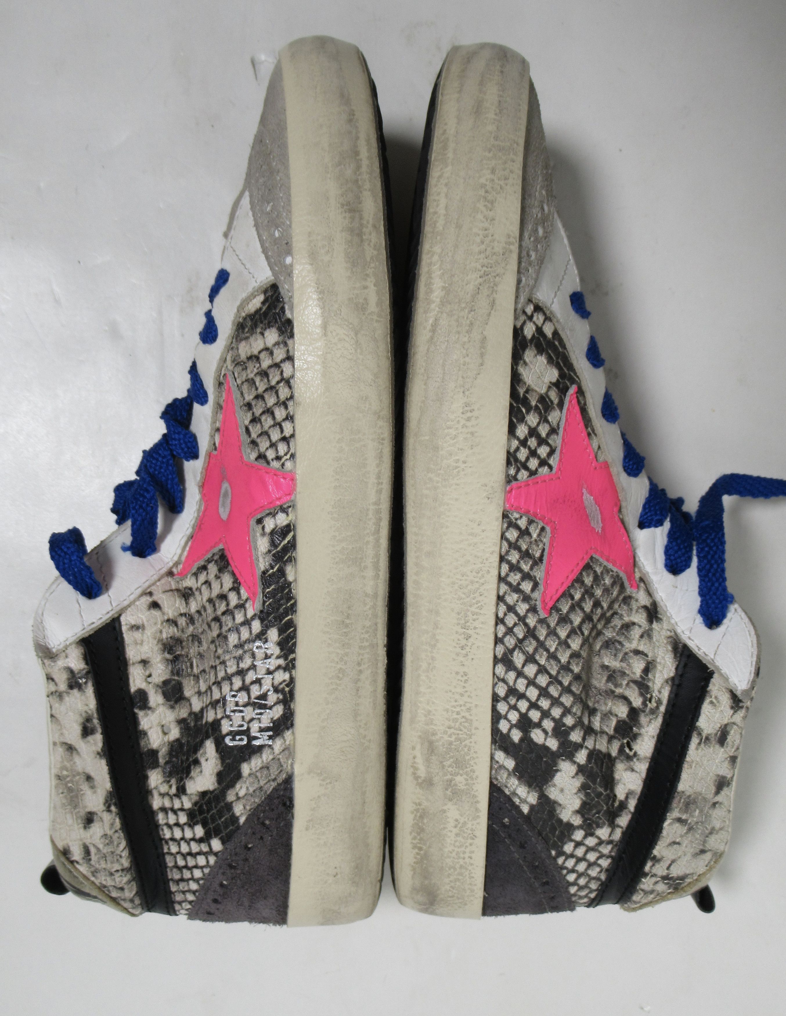 Golden Goose Golden Goose Mid Star Python Print Wingtip Sneakers 9 US Size US 9 / IT 39 - 8 Thumbnail