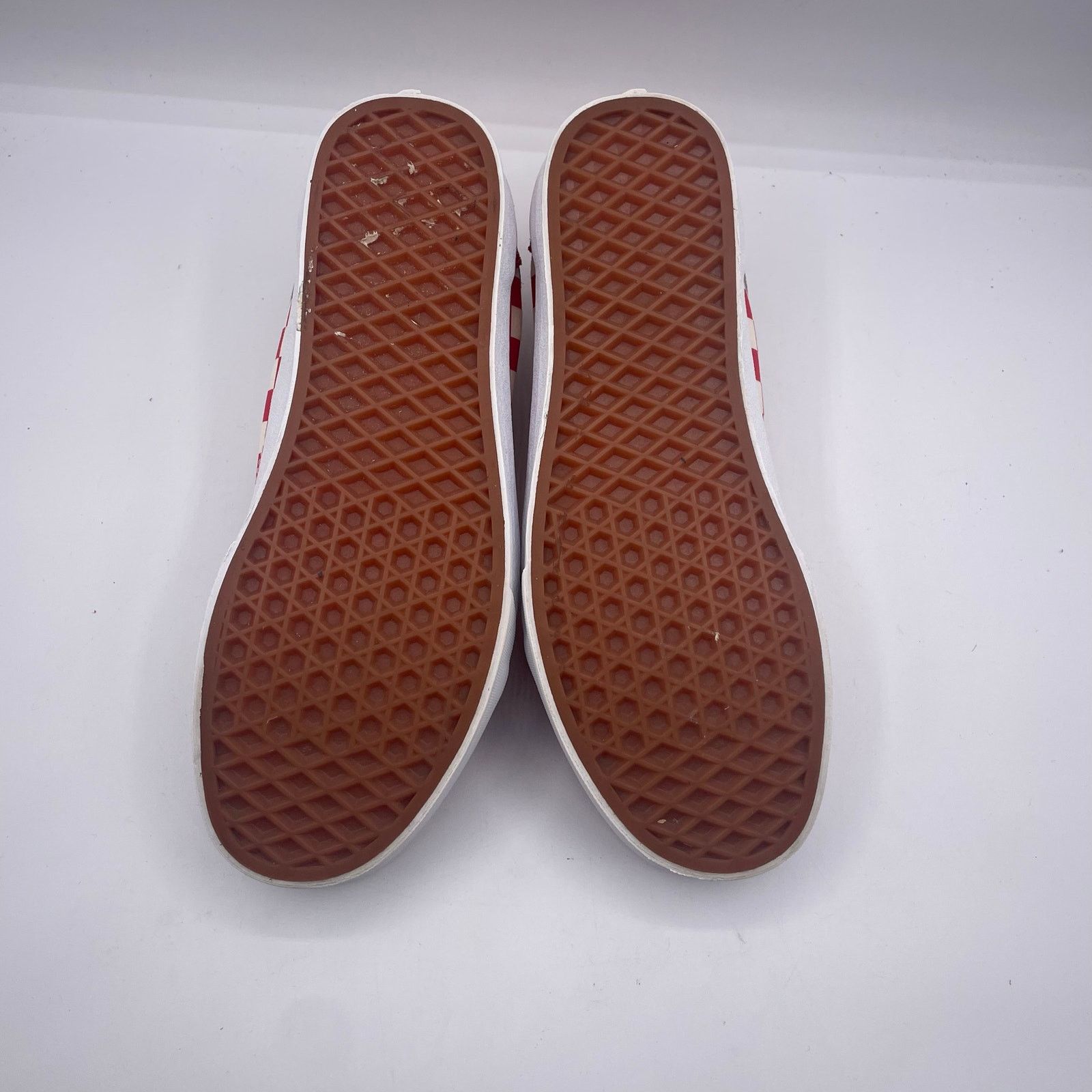 Vans VANS Old Skool Low Checkerboard Lace Racing Red White 7.5 9 Size US 7.5 / EU 40-41 - 8 Thumbnail