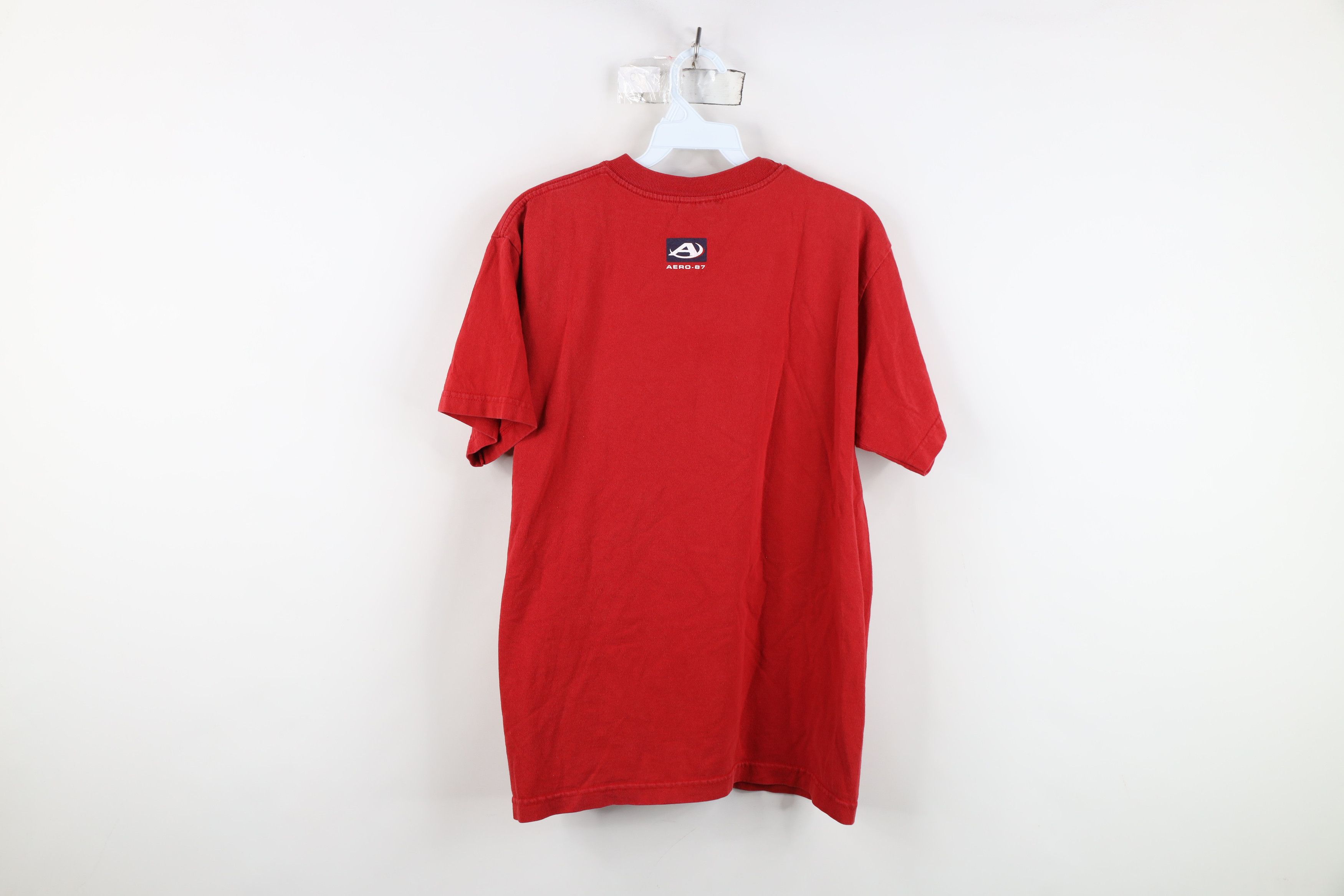 Aeropostale Vintage 90s Y2K Aeropostale Spell Short Sleeve T-Shirt Red Size US M / EU 48-50 / 2 - 11 Thumbnail