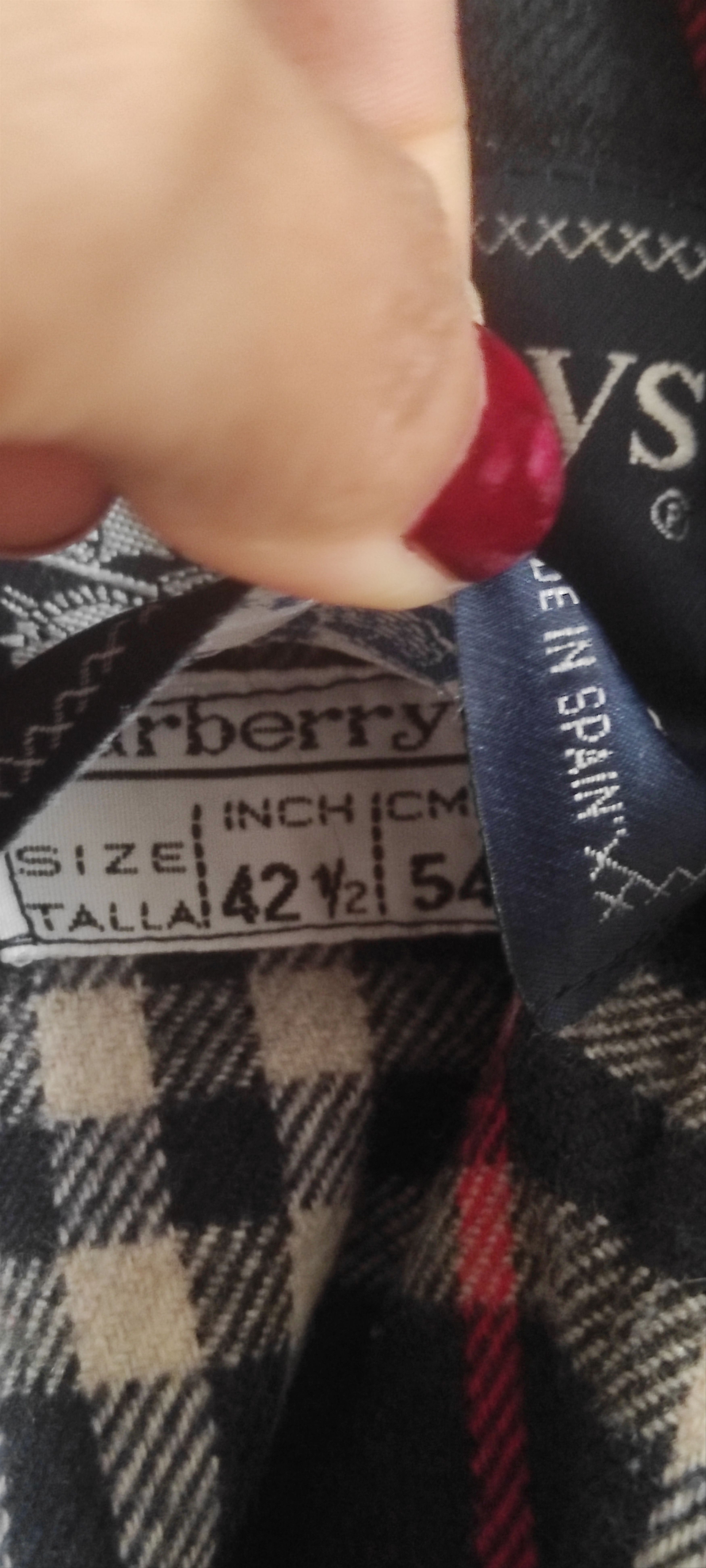 Burberry BURBERRY Bomber Jacket Winter Nova Check Mens Wool Navy Blue Size US XL / EU 56 / 4 - 12 Thumbnail
