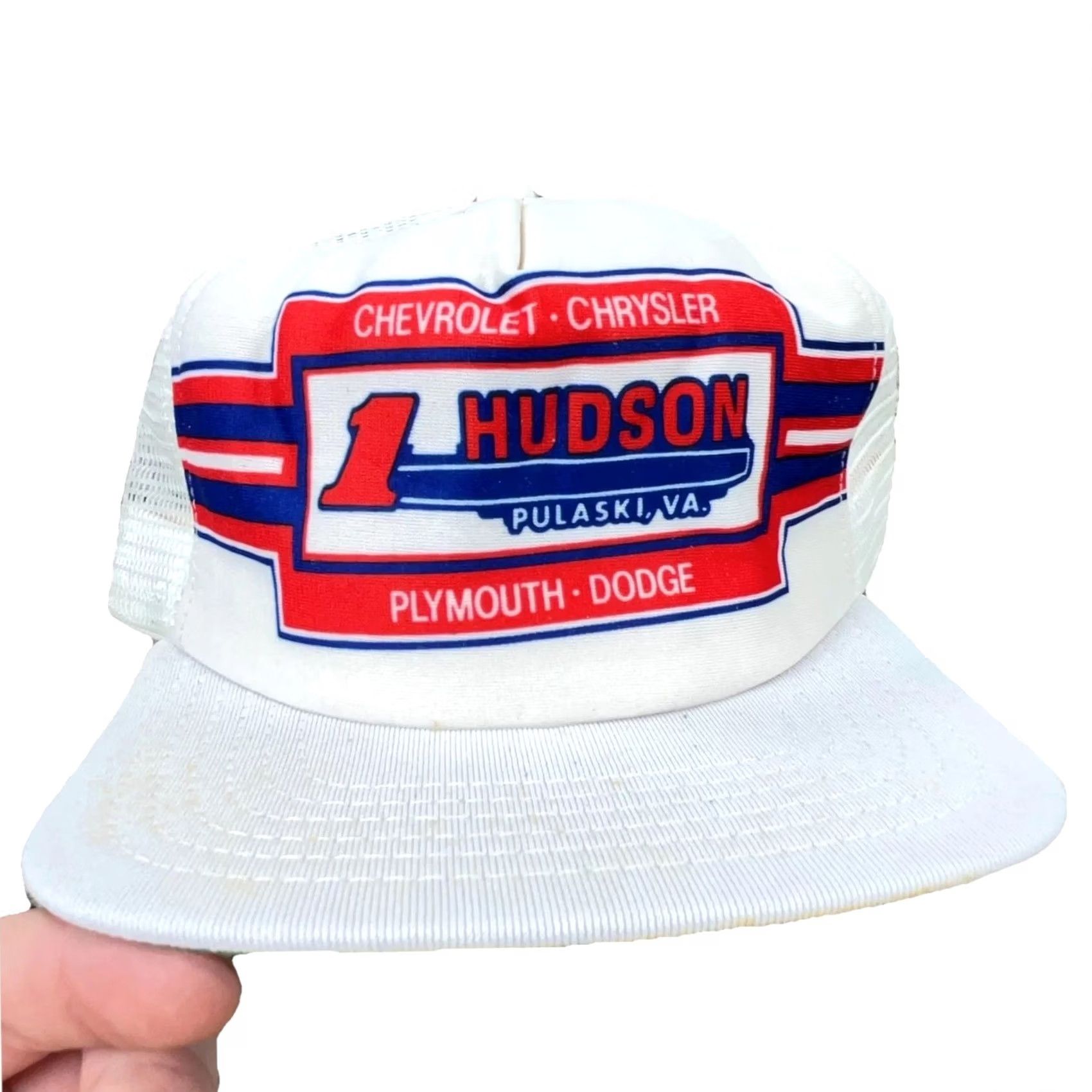 New Era Vintage Chevy Trucker Hat Cap Snapback Dealer Chrysler Dodge Plymouth 80s 90s Size ONE SIZE - 2 Thumbnail