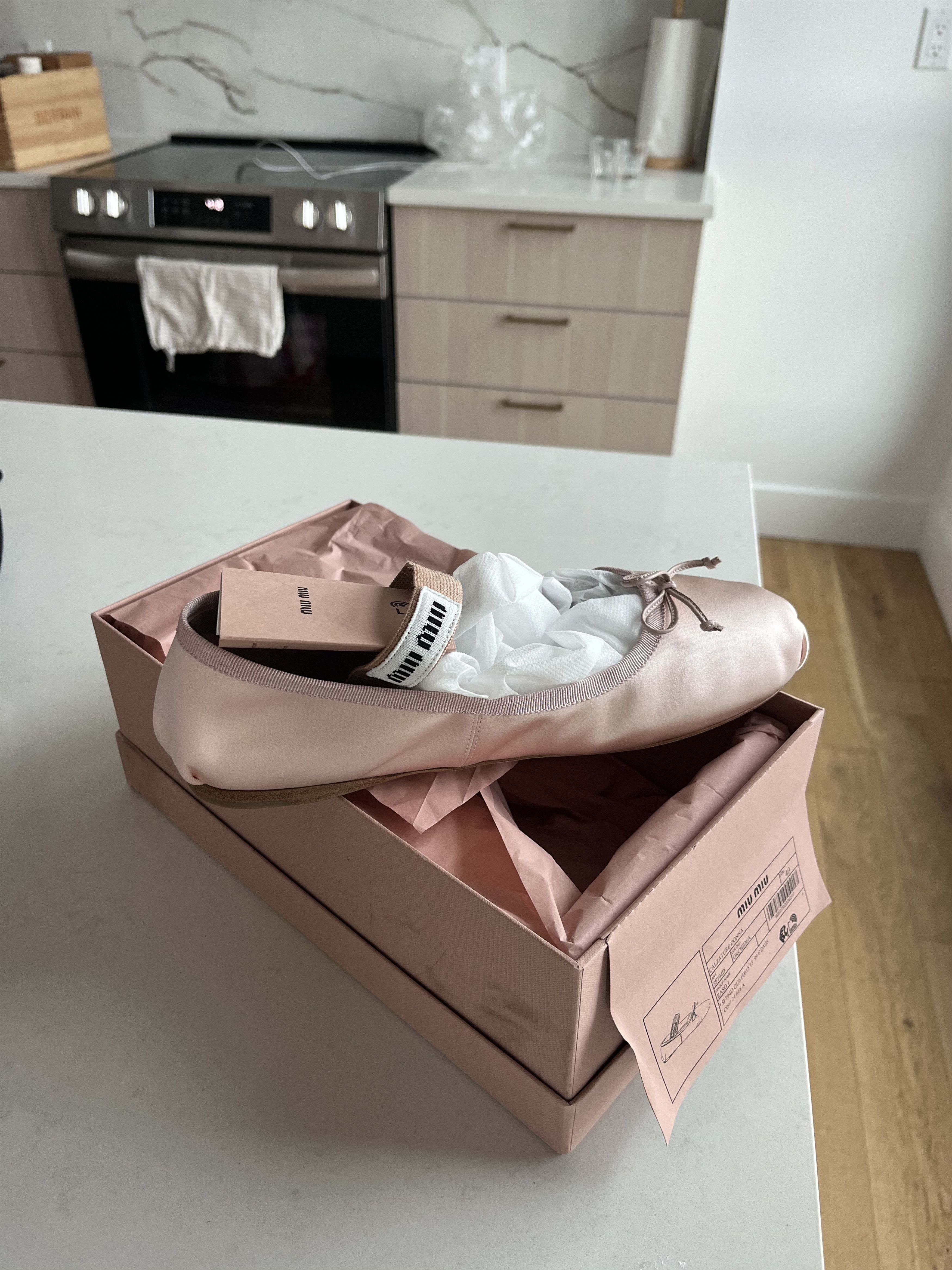 Miu Miu Miu Miu Pink Satin Ballerina Slippers Size US 10 / IT 40 - 6 Thumbnail