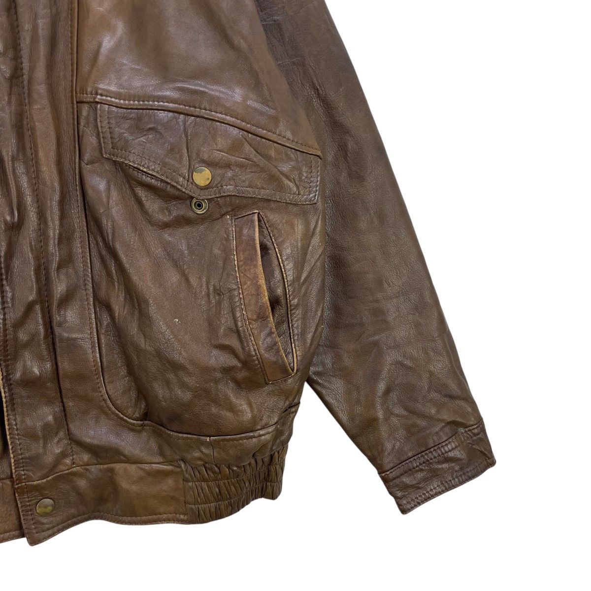 Japanese Brand Vintage Japanese Brand GK Cow Hide Leather Jacket Size US M / EU 48-50 / 2 - 6 Thumbnail