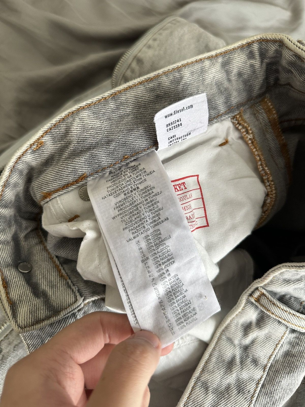 Diesel Diesel Side Double Zipper Jeans Size US 34 / EU 50 - 11 Thumbnail